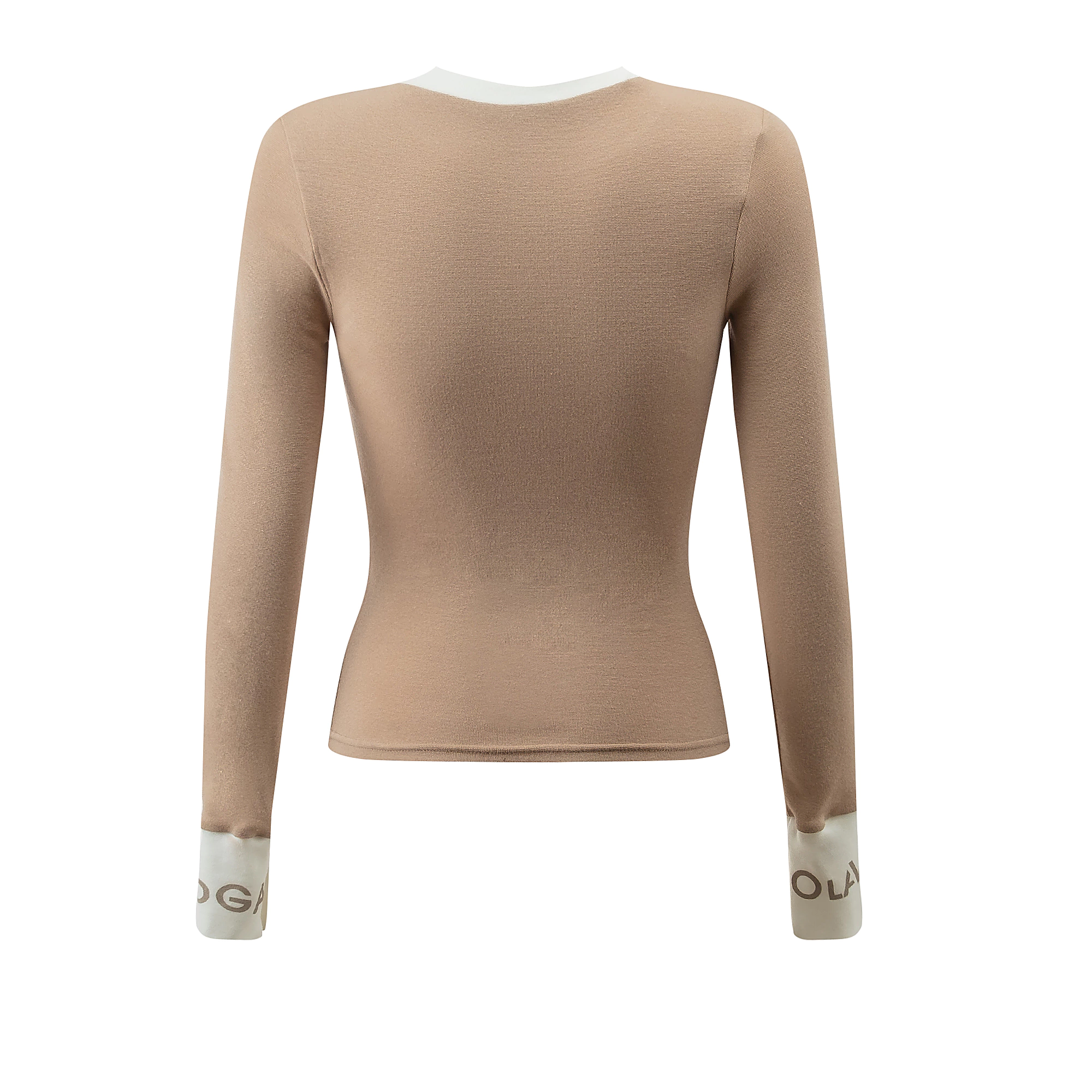 Damenbluse OLAVOGA ELISEA - Beige + écru