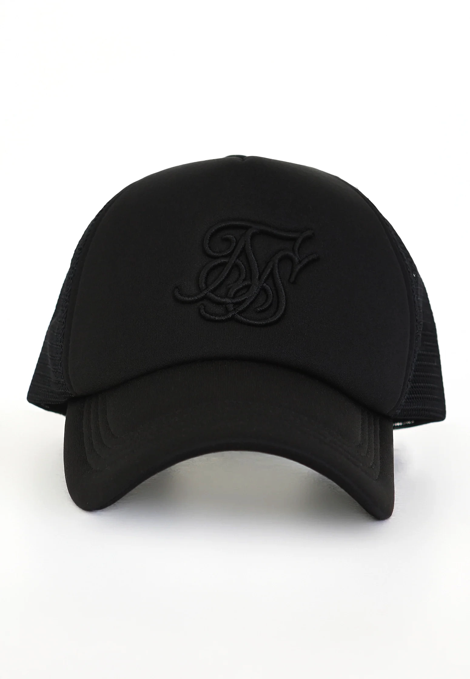 Czapka z daszkiem trucker SIKSILK 29637 - Czarny