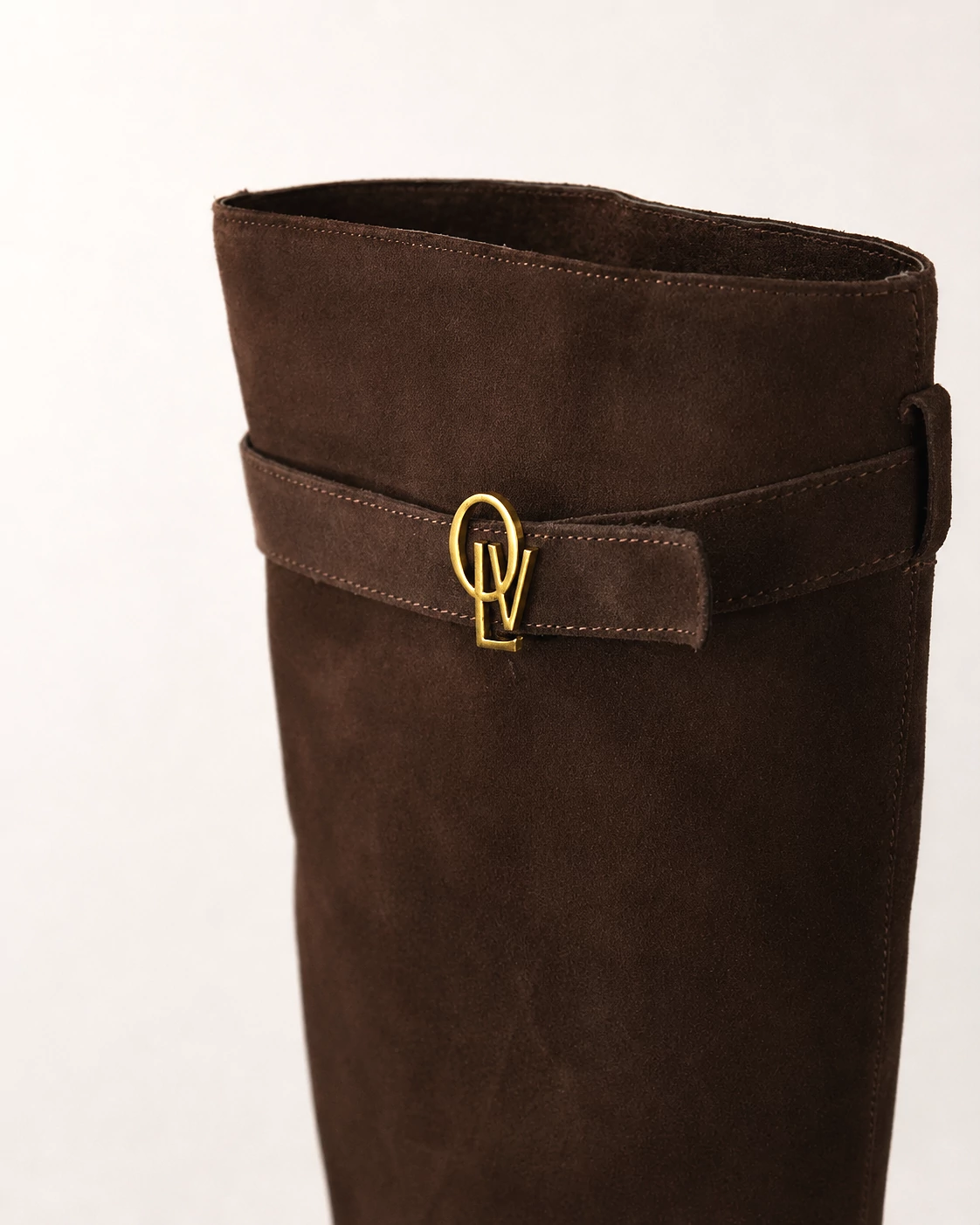OLAVOGA TYGAL women's suede boots – Brown