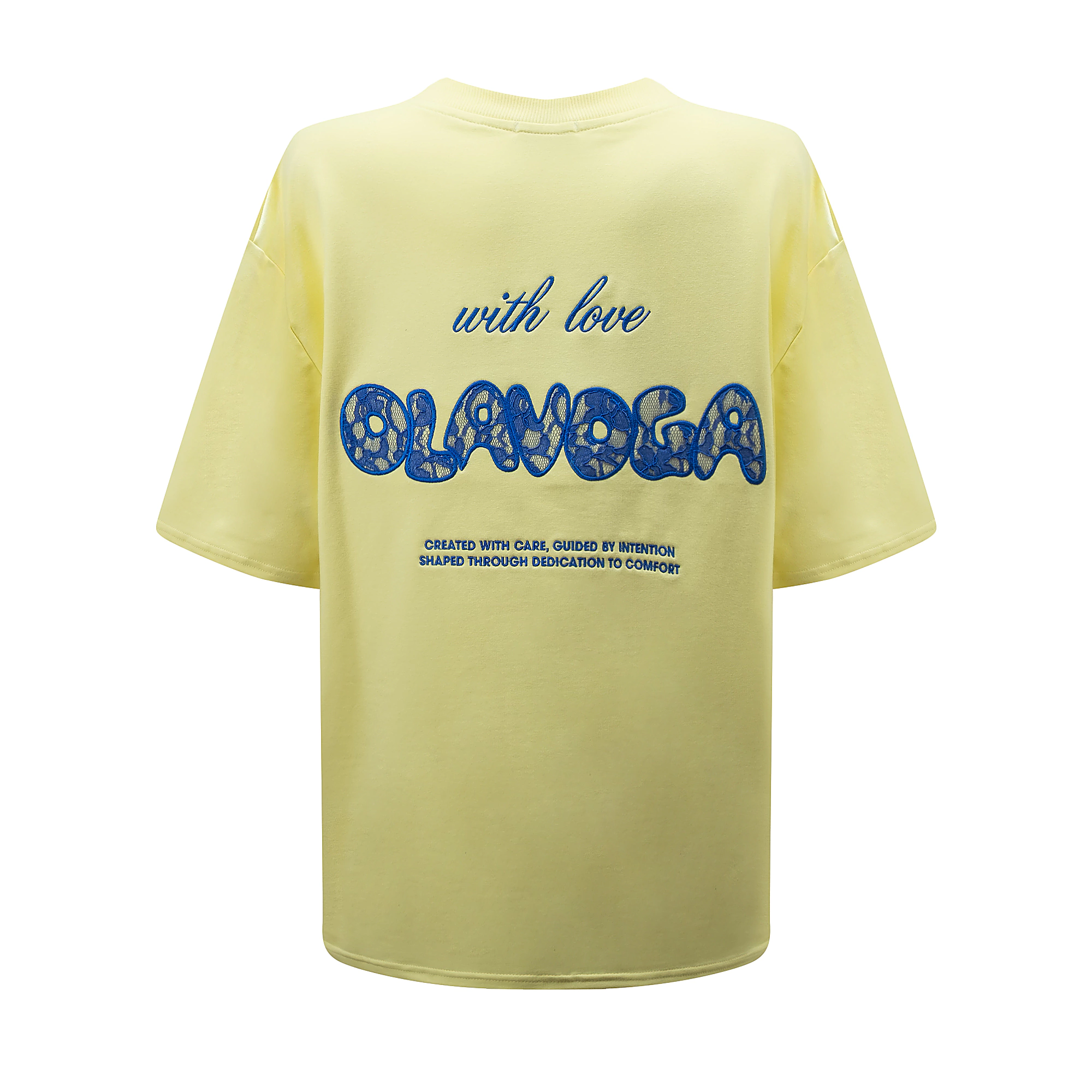 OLAVOGA SOREYA women's oversize T-shirt - Yellow