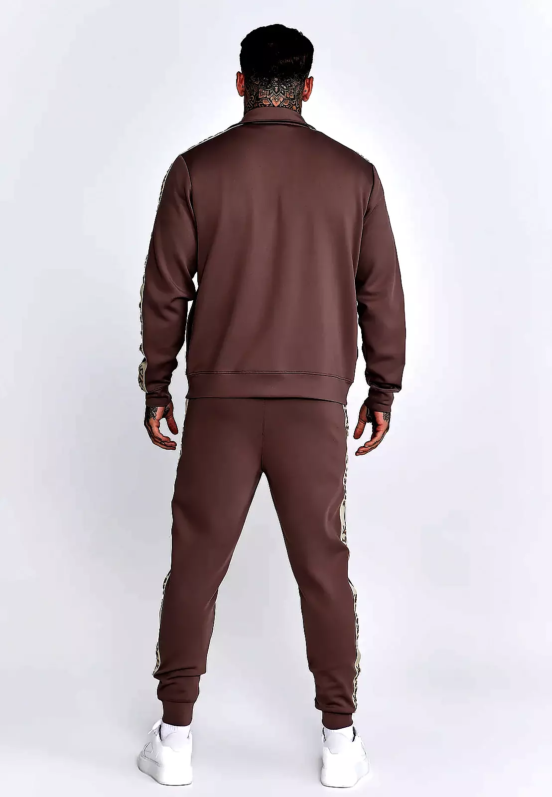 Spodnie dresowe SIKSILK MUSCLE FIT 26792 - Beż