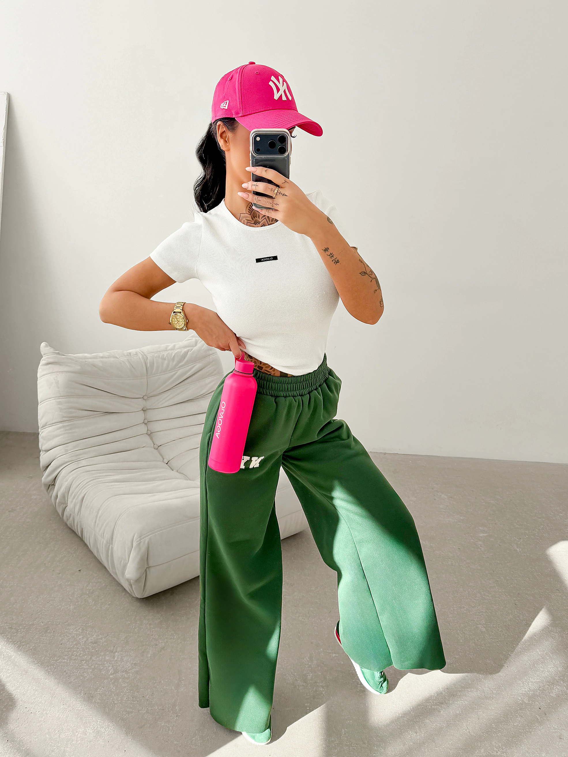 OLAVOGA MOVENA Damen-T-Shirt - Ecru
