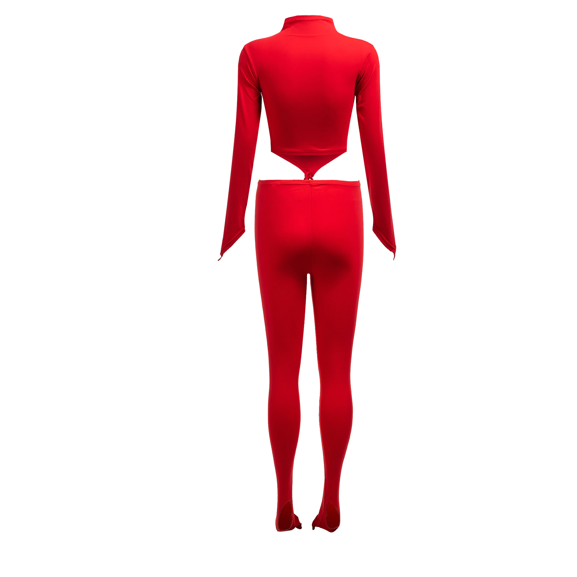 OLAVOGA NOTO Damen-Set mit Bindeband – Rot