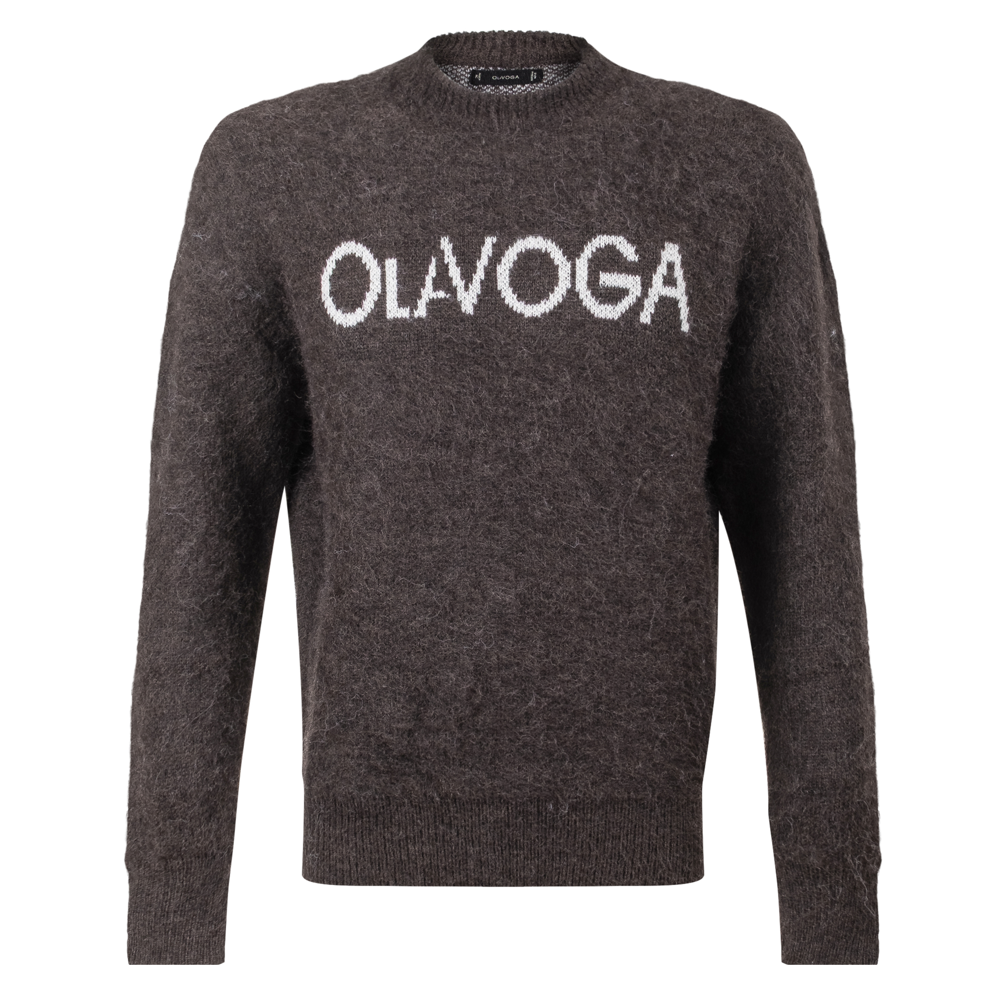 Sweter męski OLAVOGA Men VILA MEN - Brąz