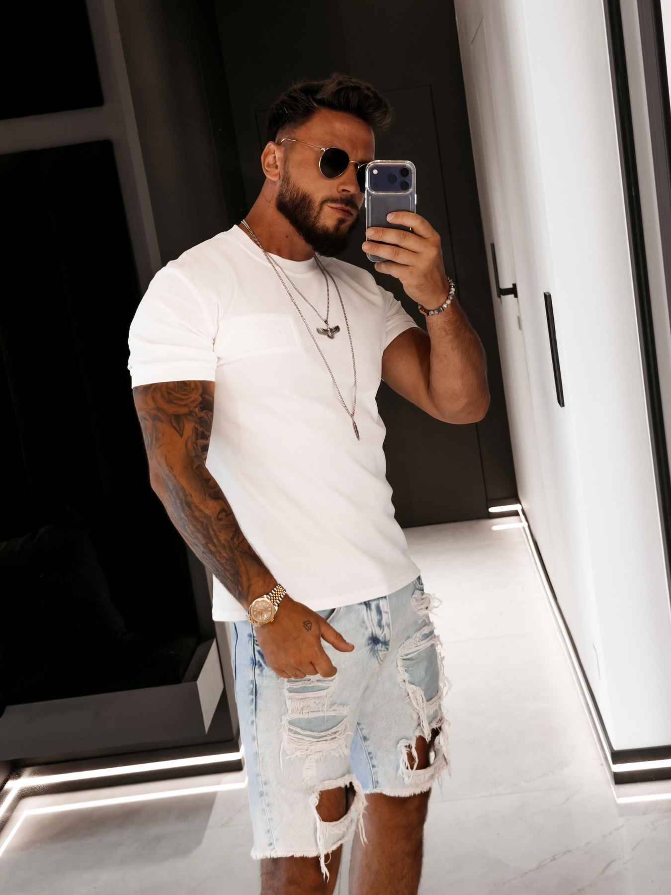 OLAVOGA Men UNIVERSE T-shirt - Écru