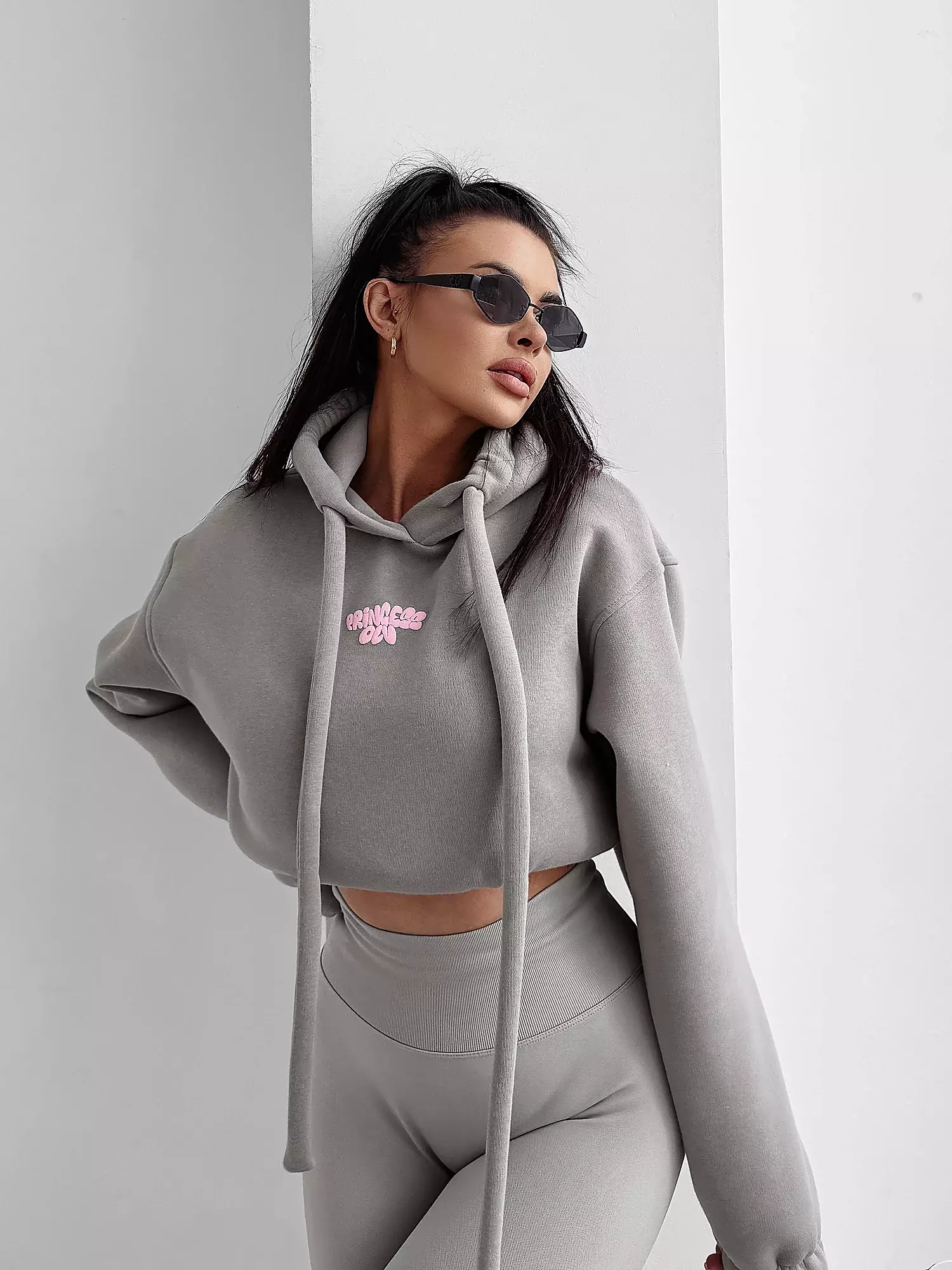 OLAVOGA FROST LAYER dámská mikina oversize - šedá