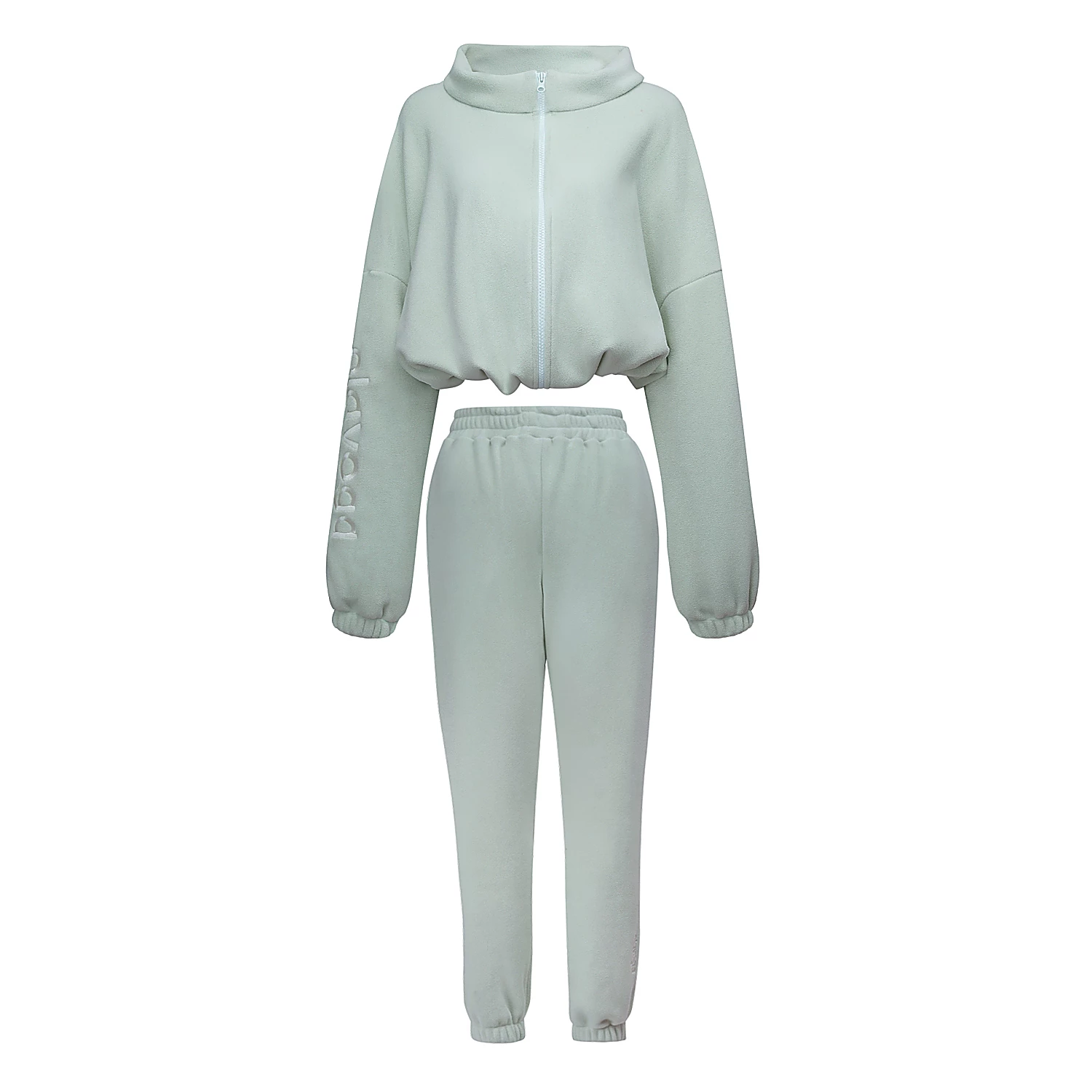 OLAVOGA COZIER Damen-Fleece-Set - Mint