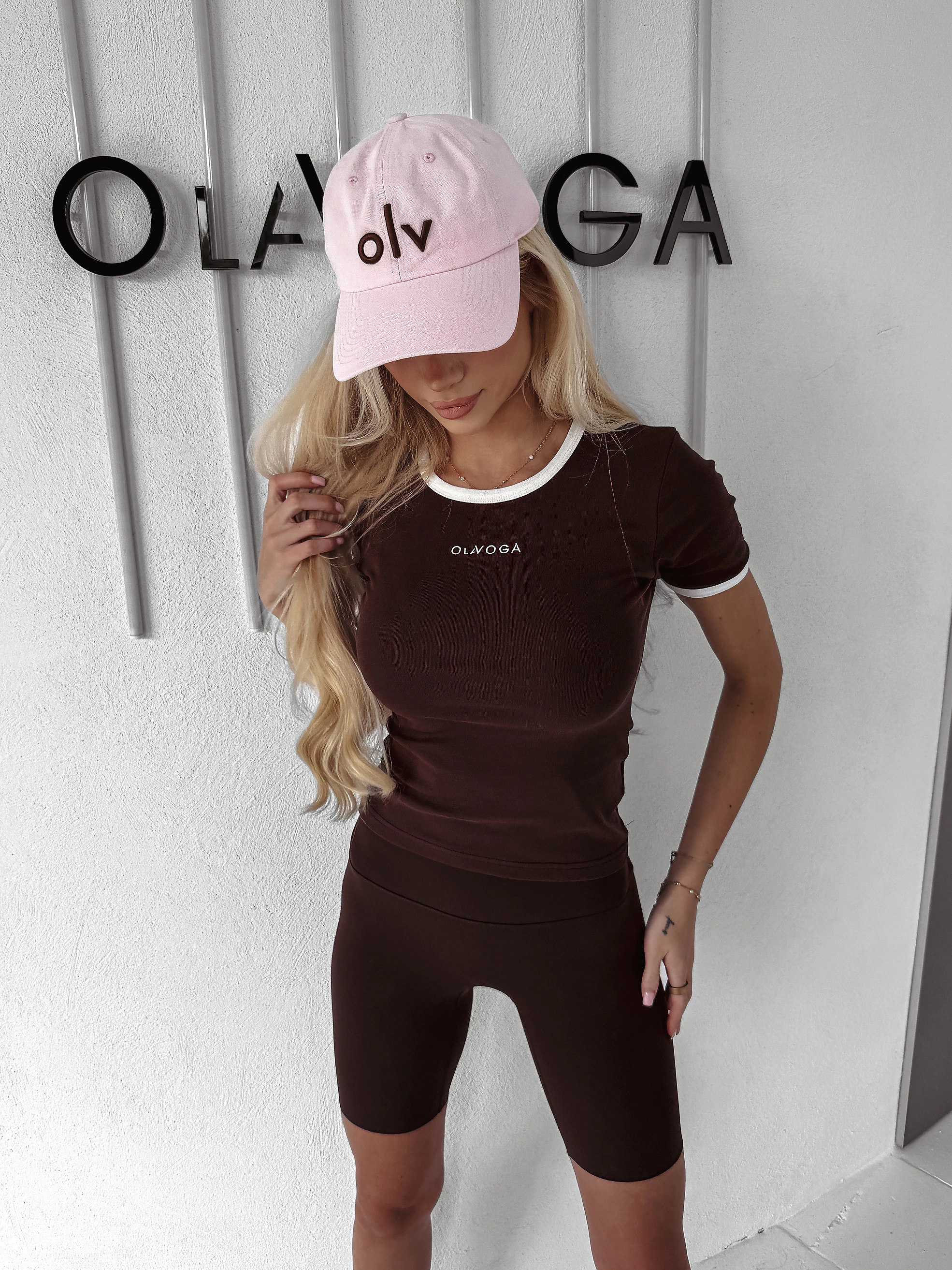 OLAVOGA dámske tričko - hnedé