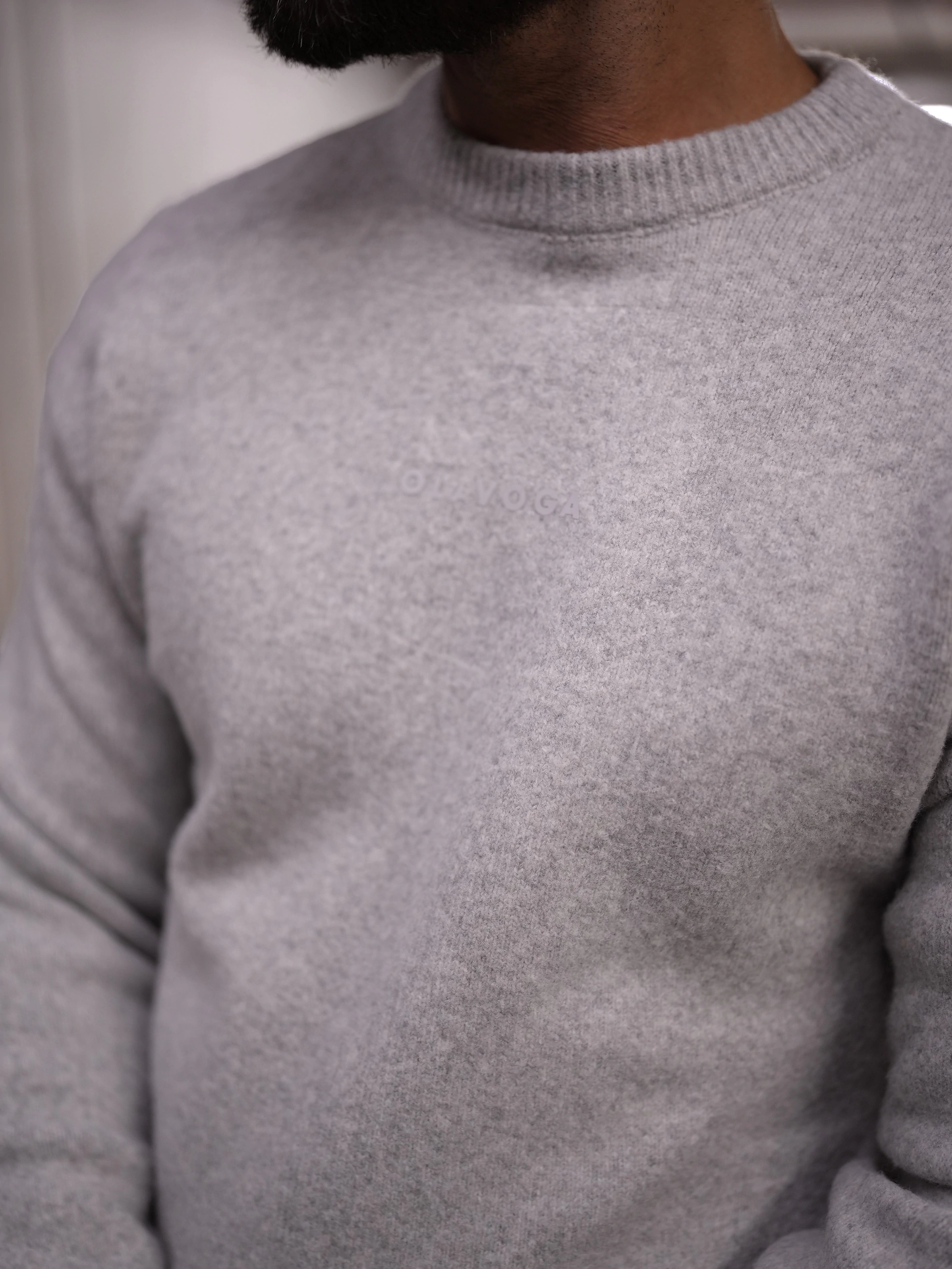 Sweter męski OLAVOGA Men CAIRO - Szary