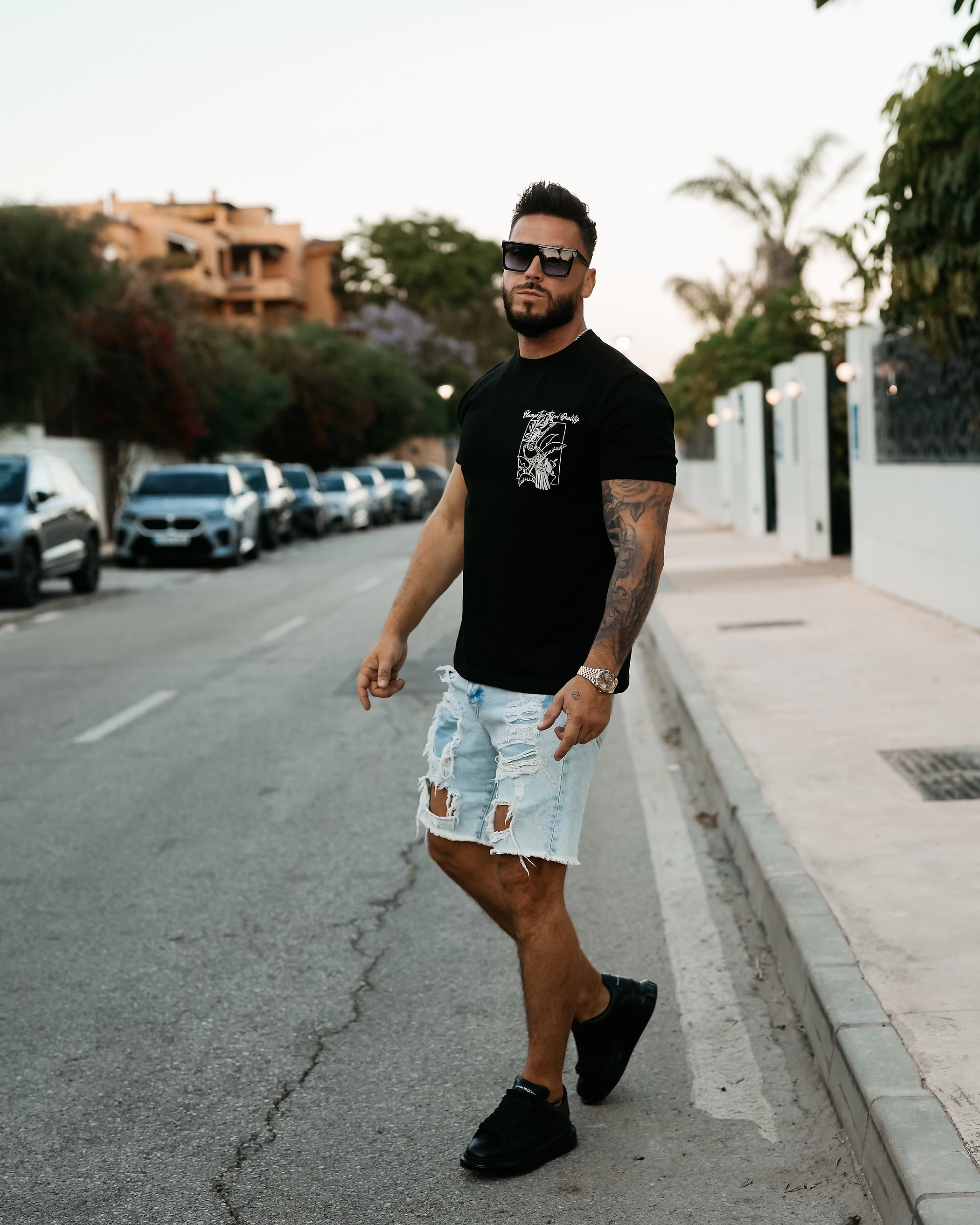 OLAVOGA Men LUXVEENCE T-shirt - Black