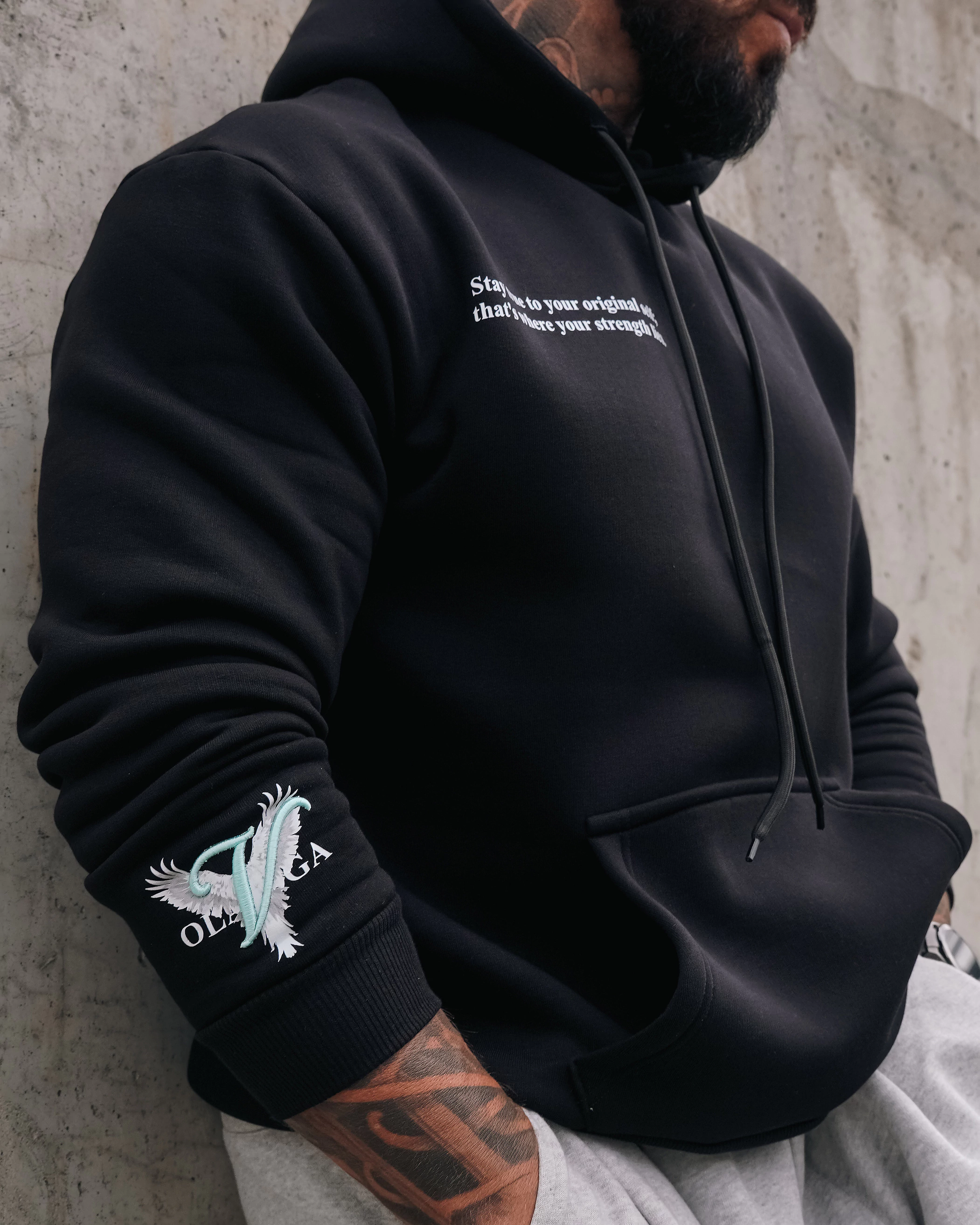 Bluza męska O'la Voga Men EAGLE - Czarny