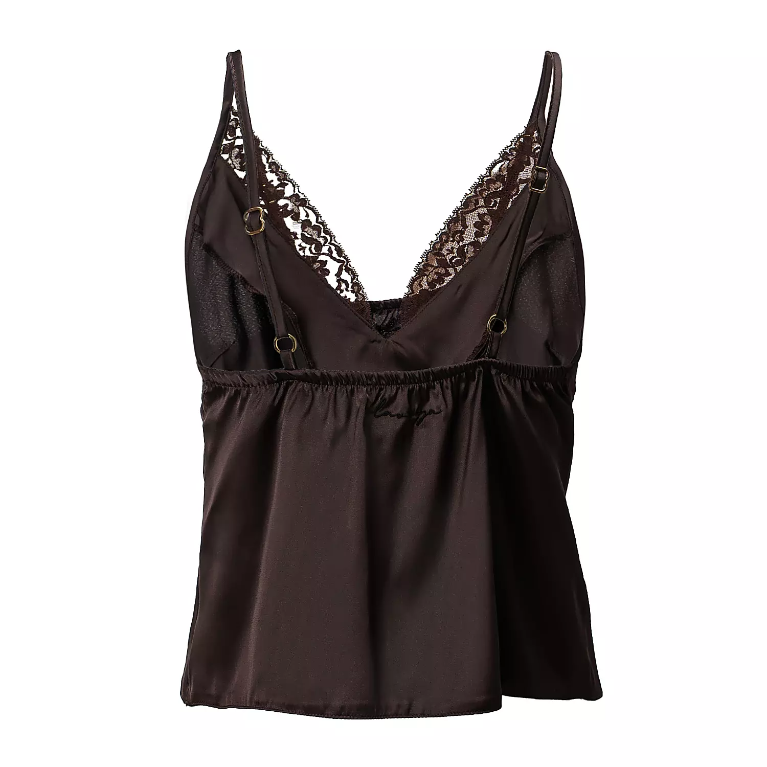 OLAVOGA DESIRE Damen-Pyjama aus Satin - Braun