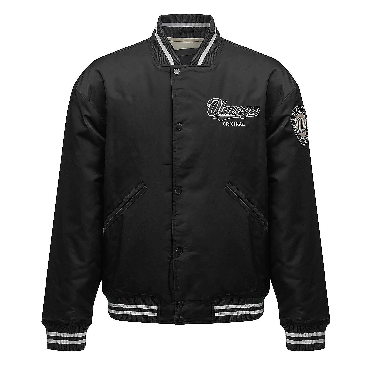 OLAVOGA Men's college jacket PITWEST - Black