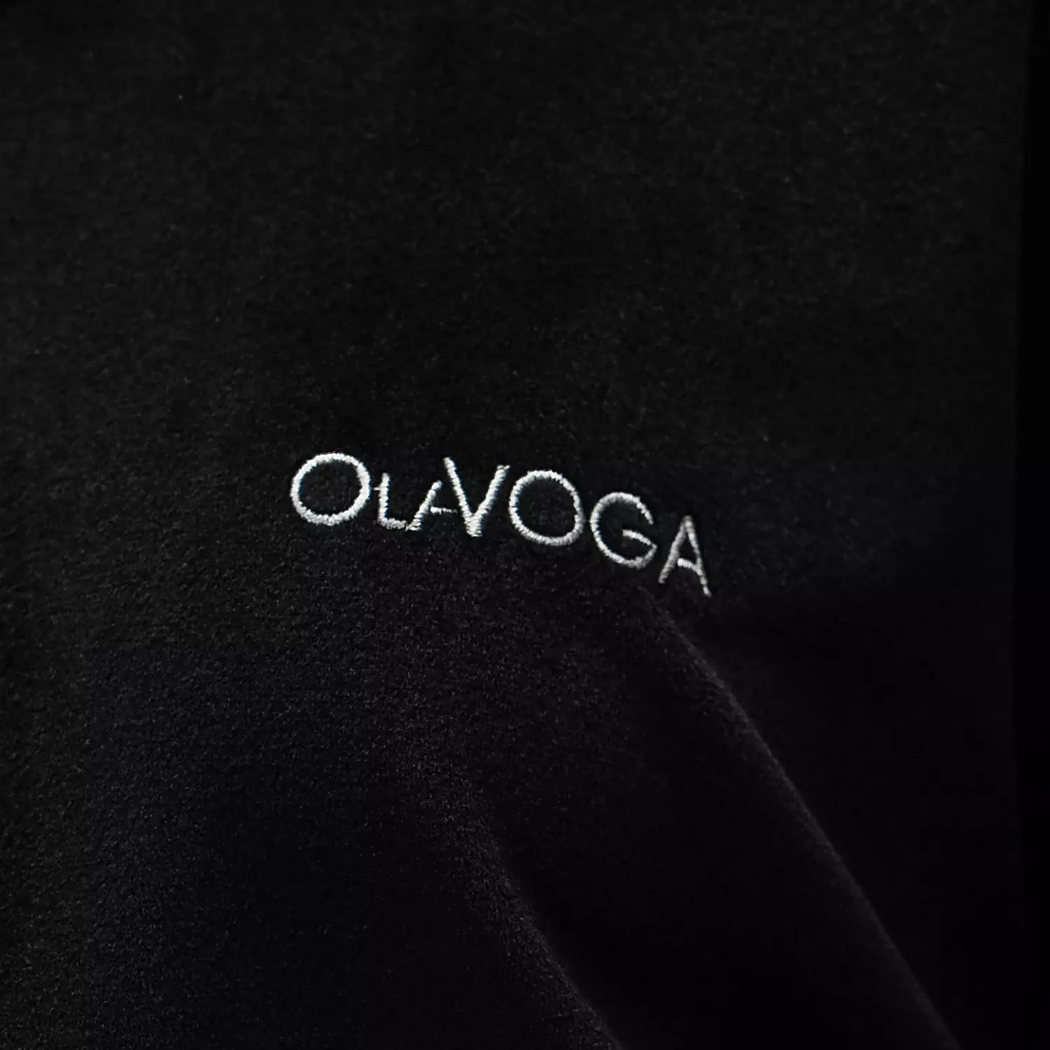 Ladies' casual velour set OLAVOGA VELVET WOOD - Black