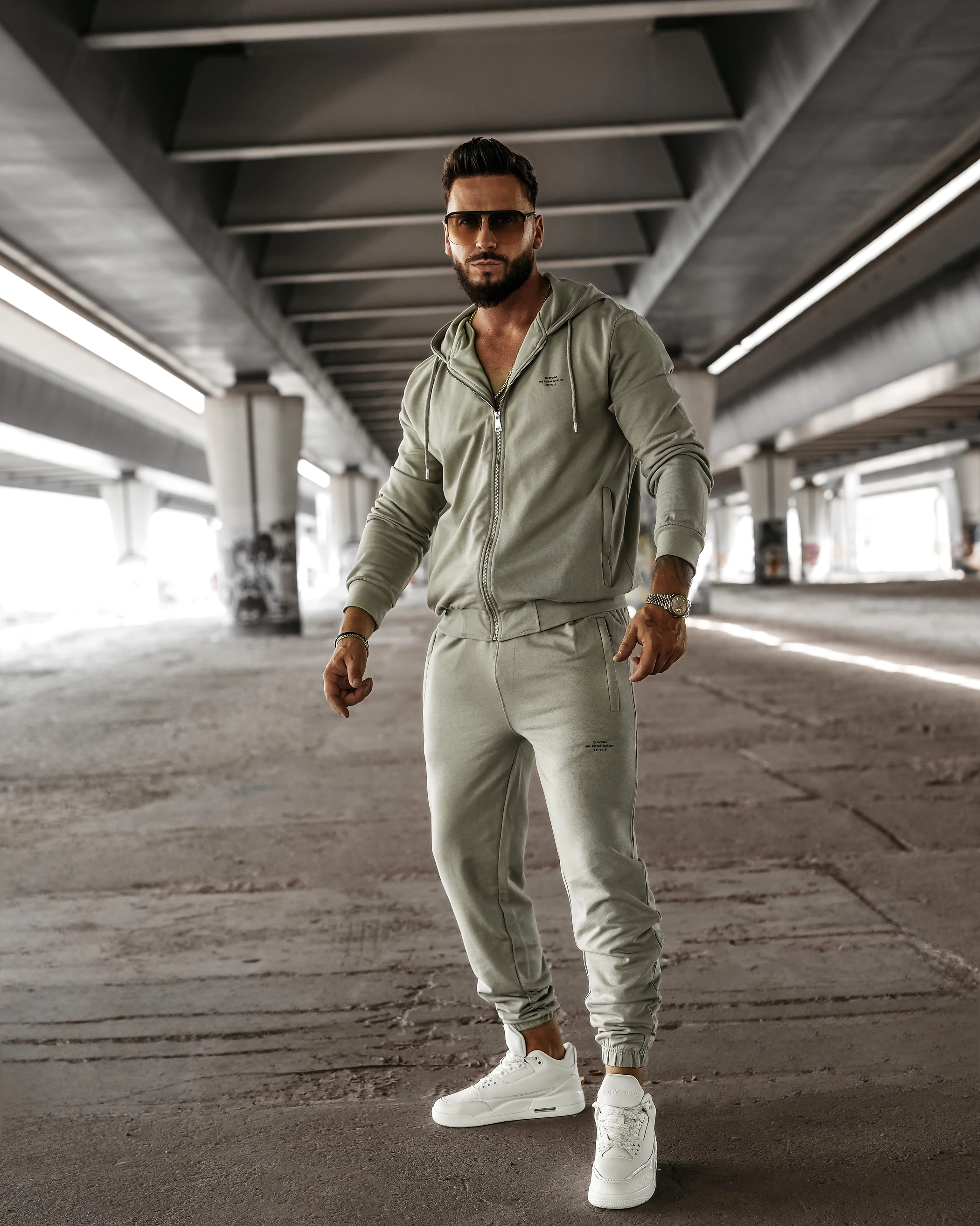 Pánské kalhoty OLAVOGA Men LEOTO PANTS – olivová