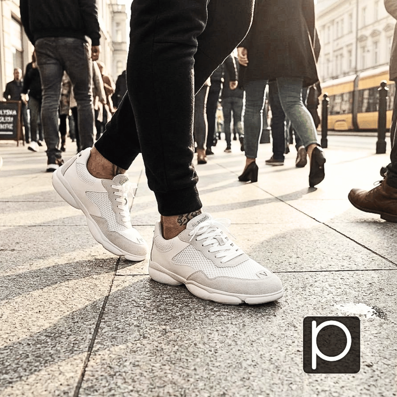 OLAVOGA Herren ROBSON Herrenschuhe - Écru