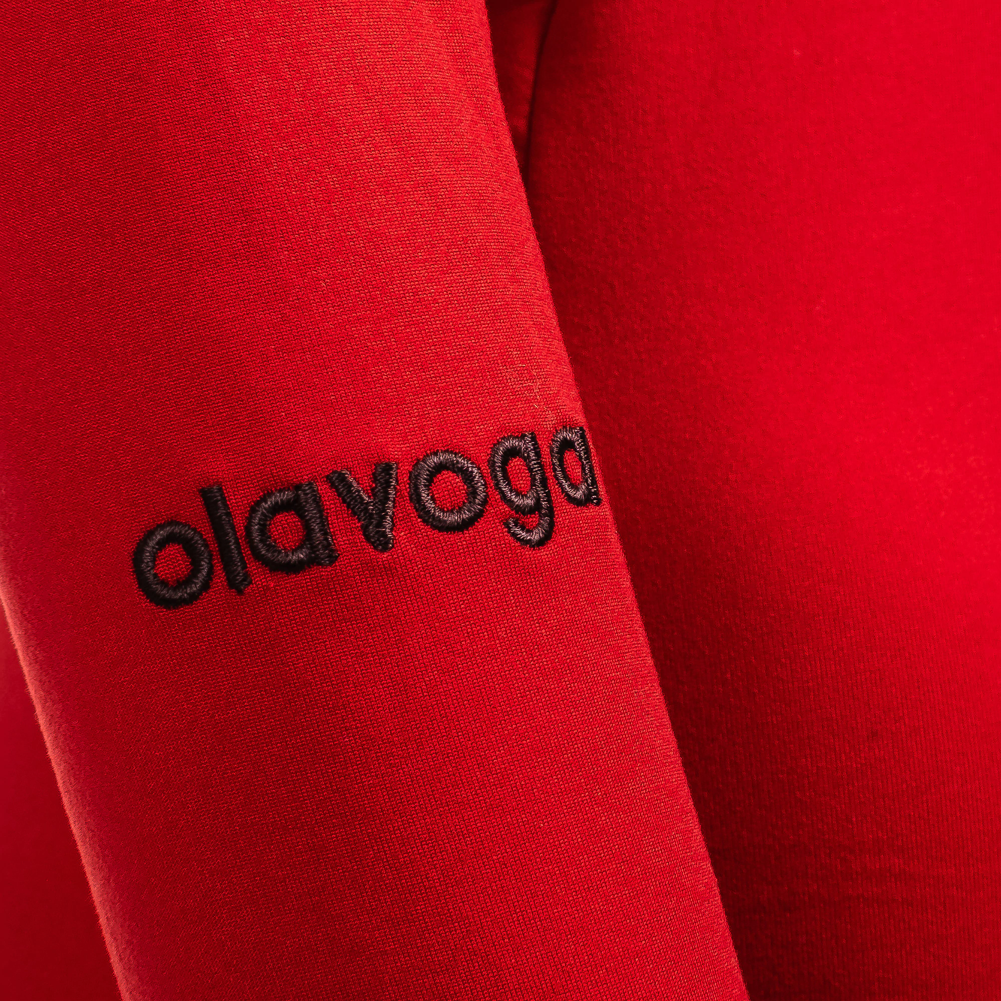Damen-Sweatshirt in taillierter Passform OLAVOGA NEWY – Rot