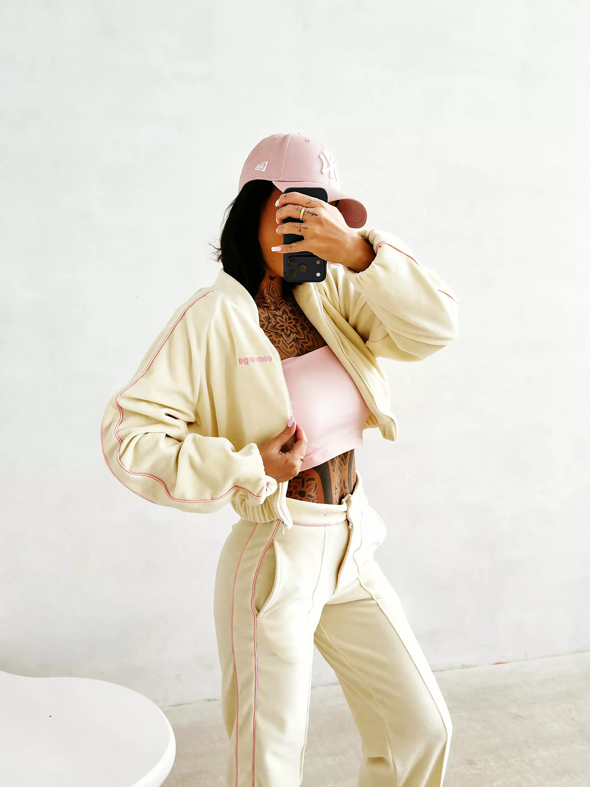 OLAVOGA ELVIA women's bomber jacket - Coconut