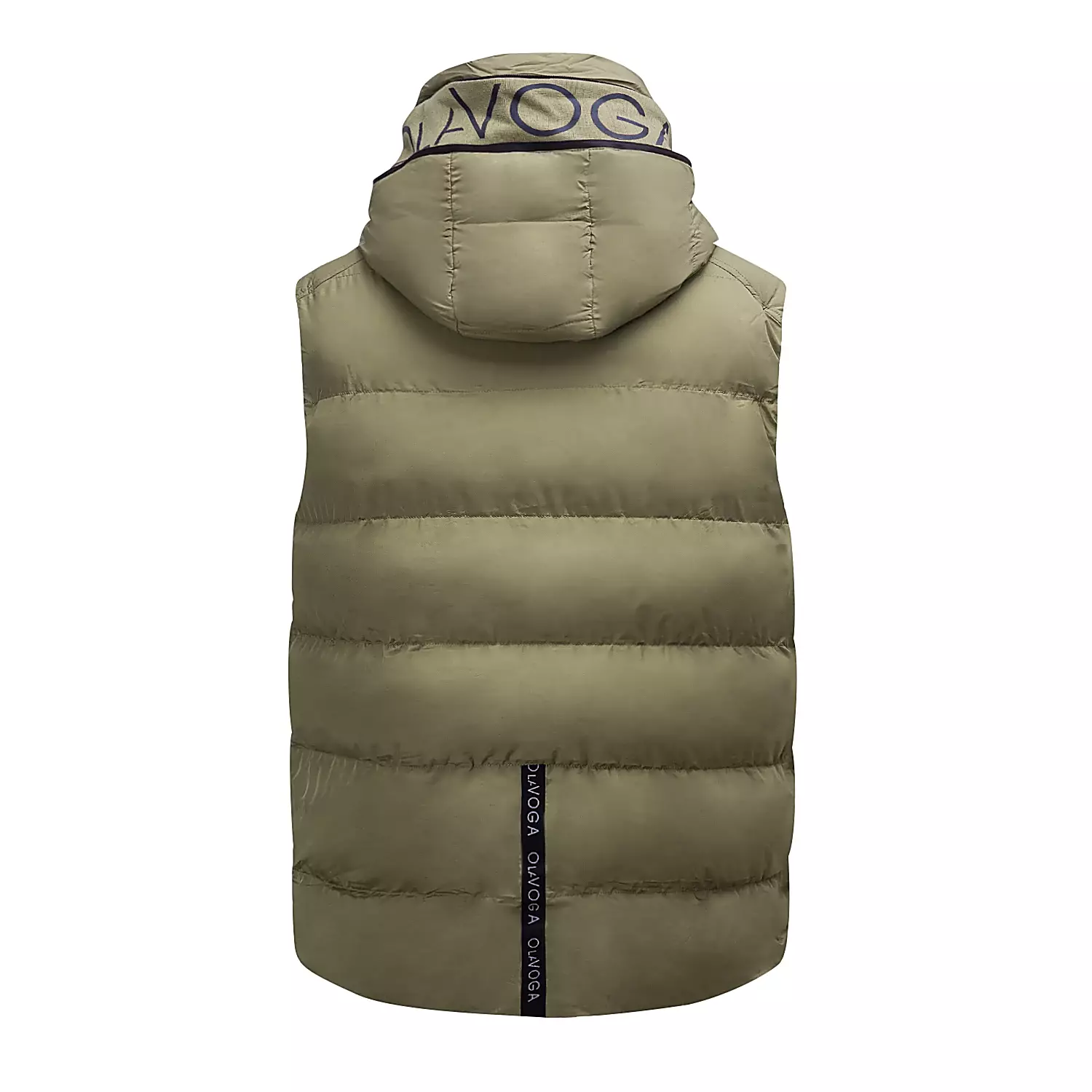OLAVOGA Pánské TAER prošívané bez rukávů - Khaki
