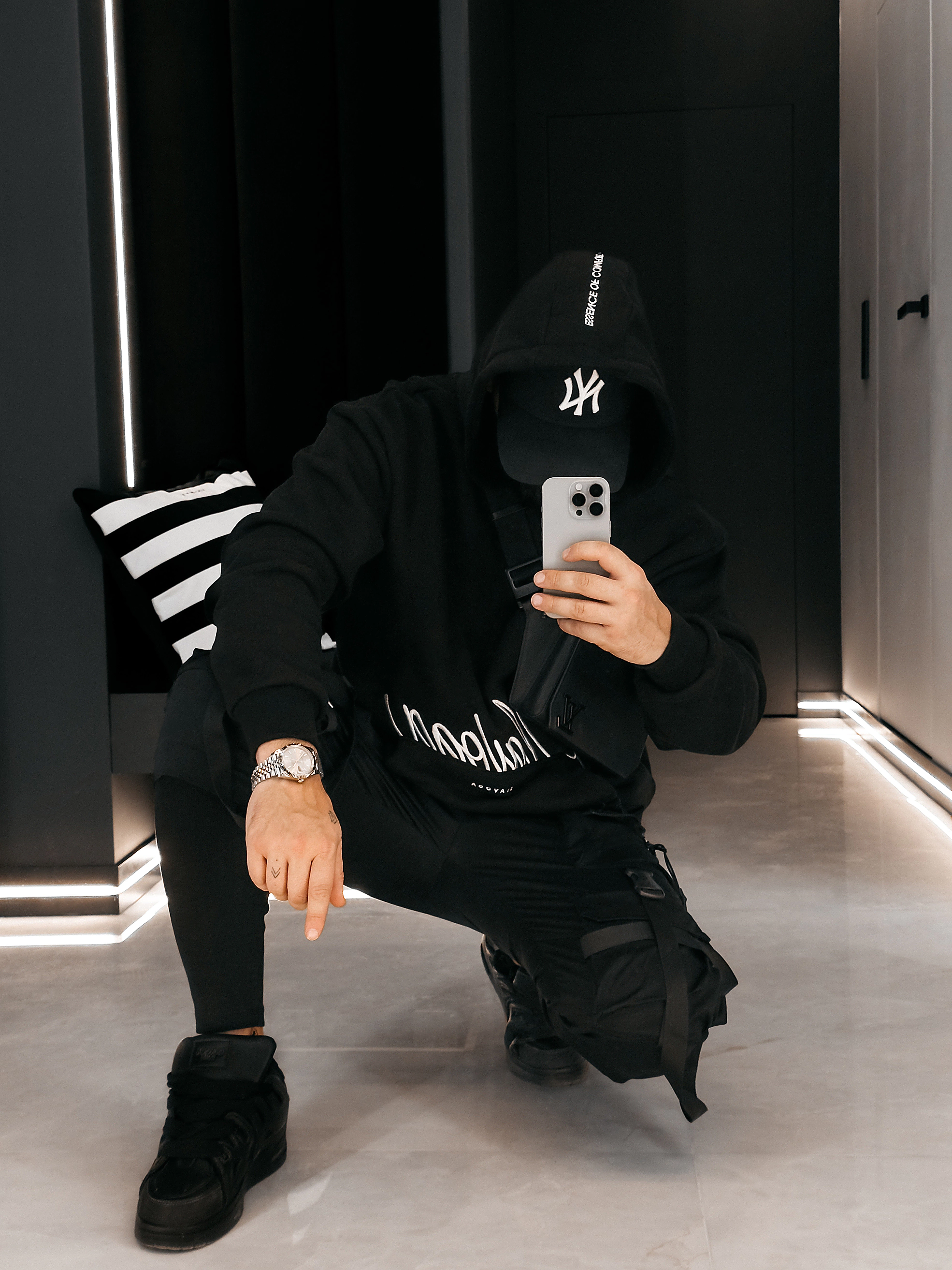 Bluza męska OLAVOGA Men GROUND - Czarny