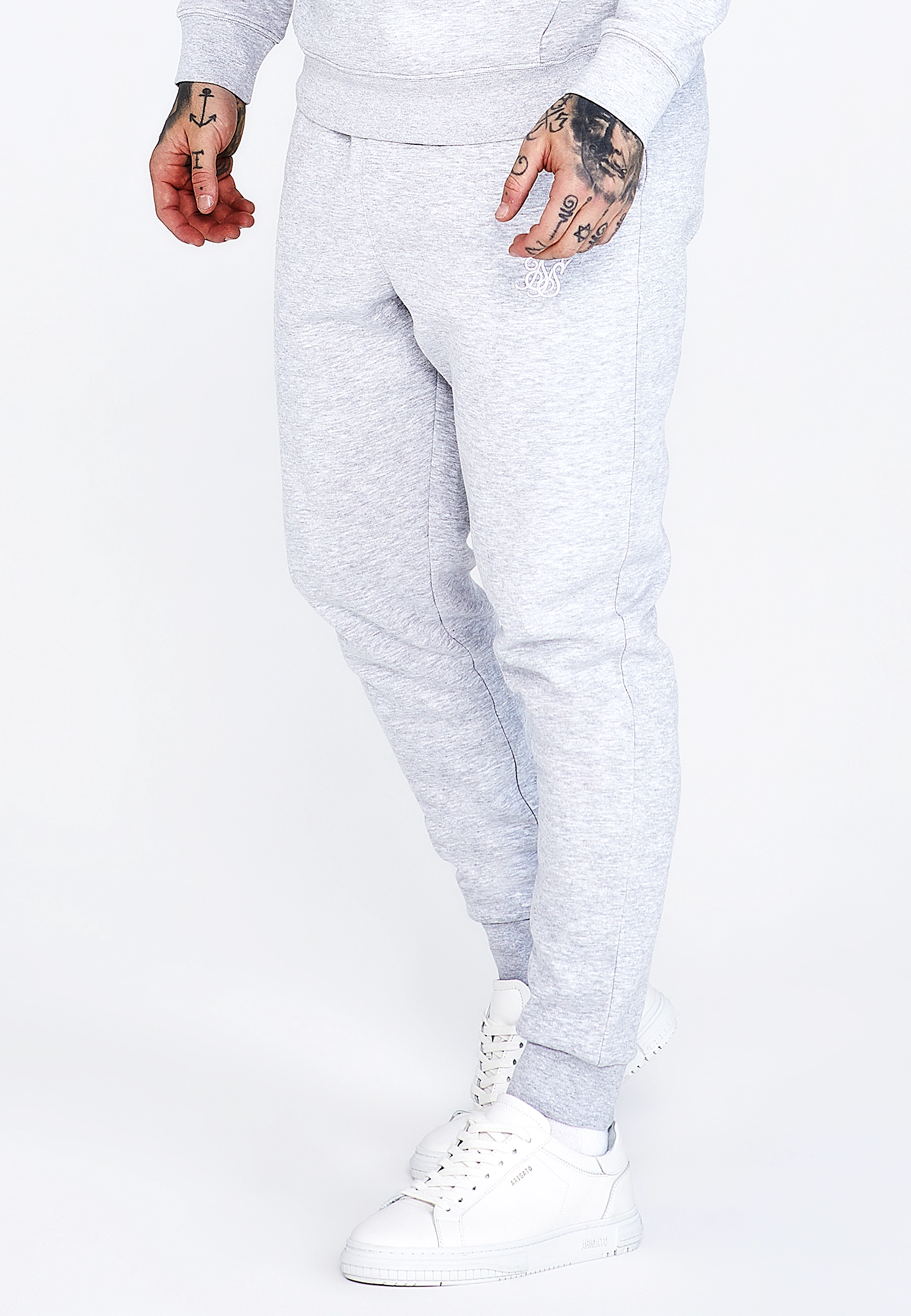 Komplet męski dresowy SIKSILK 28540 - Szary