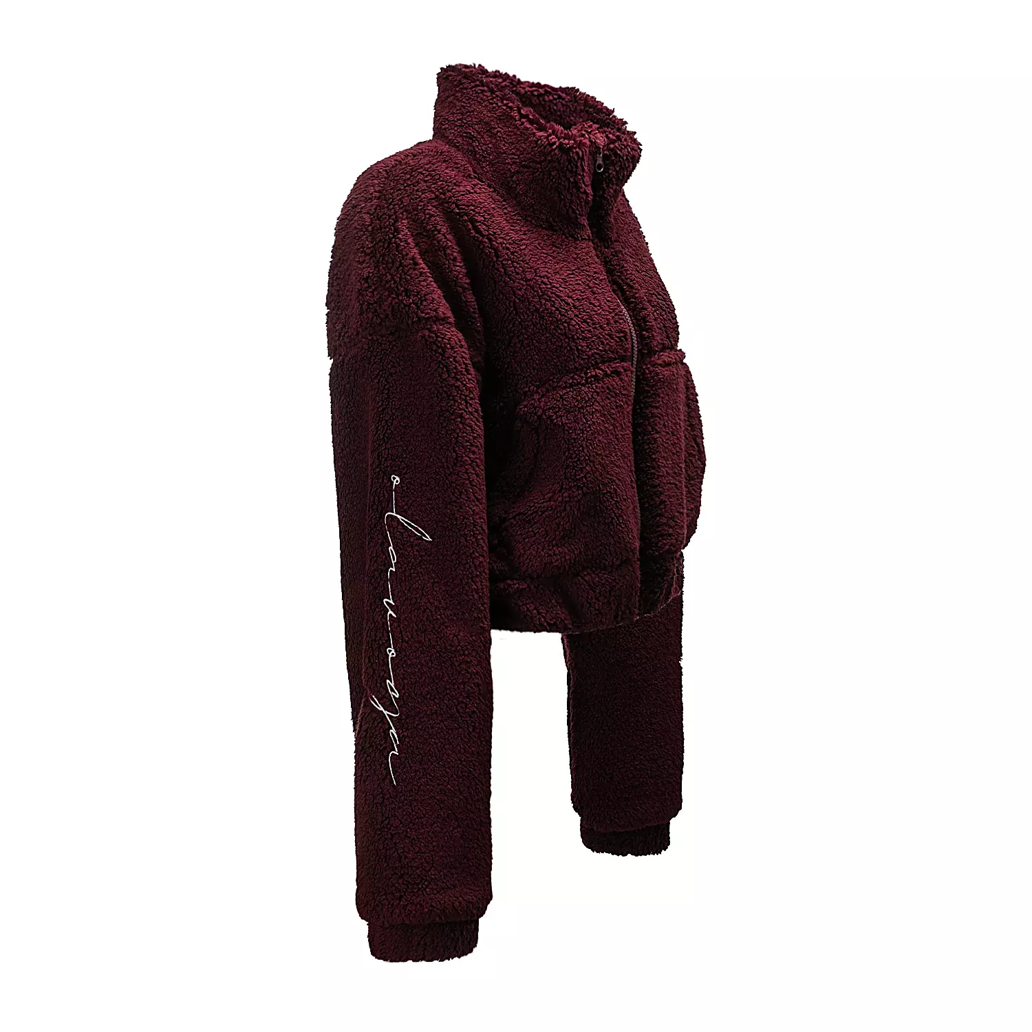 OLAVOGA TEDI Damen-Teddy-Sweatshirt - Maroon