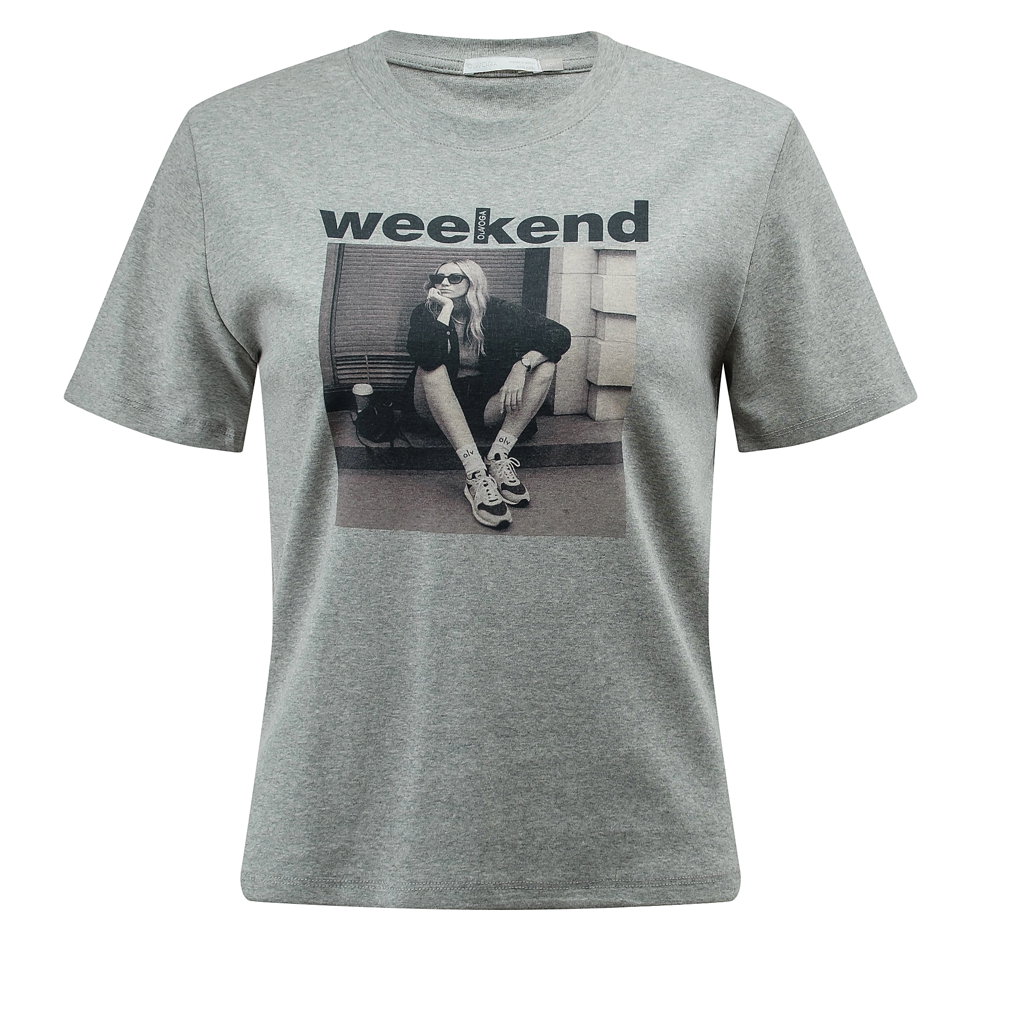 OLAVOGA IDCARE Damen-T-Shirt - Grau