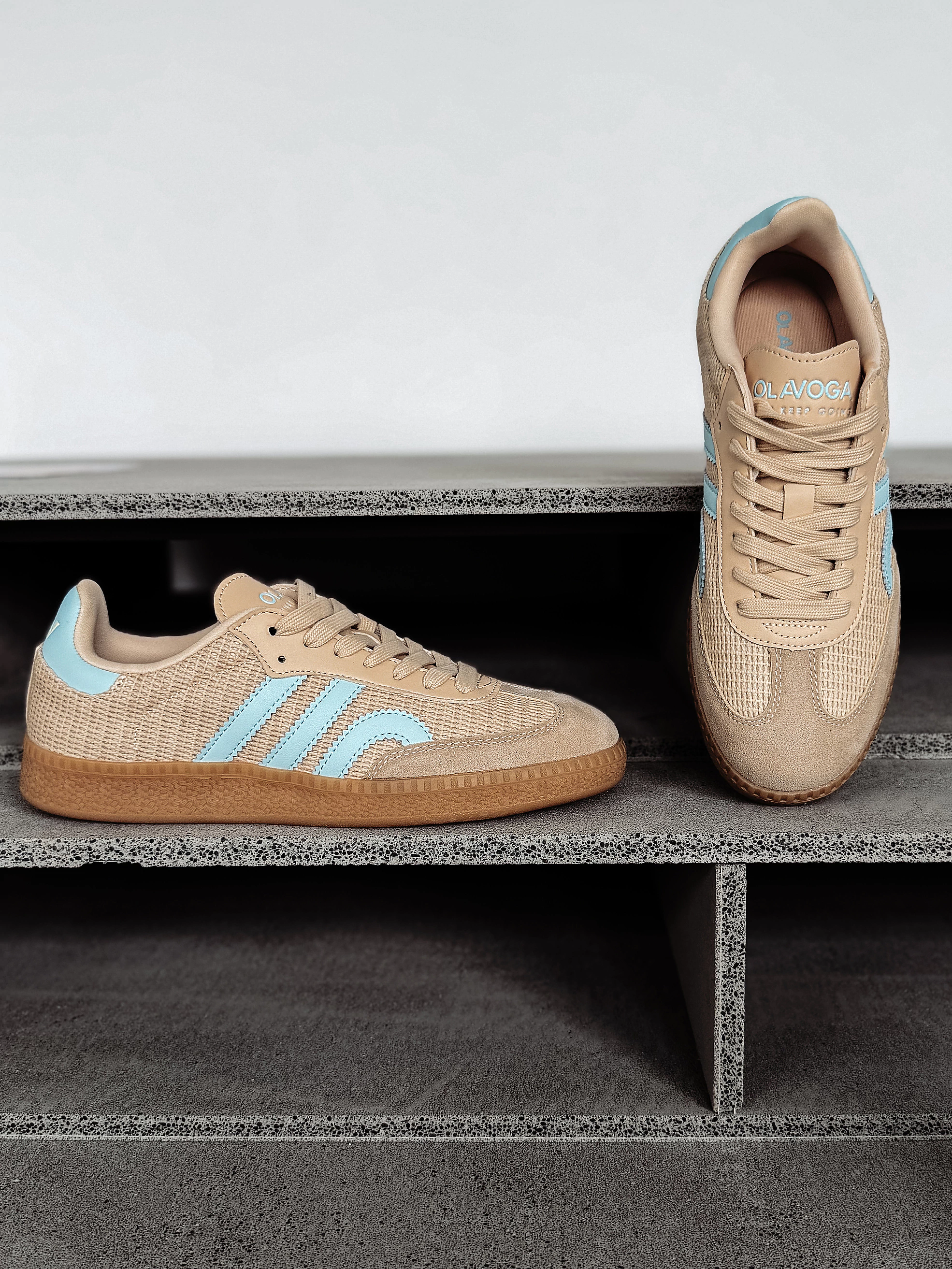 Buty damskie OLAVOGA PORTO - Jasny beż