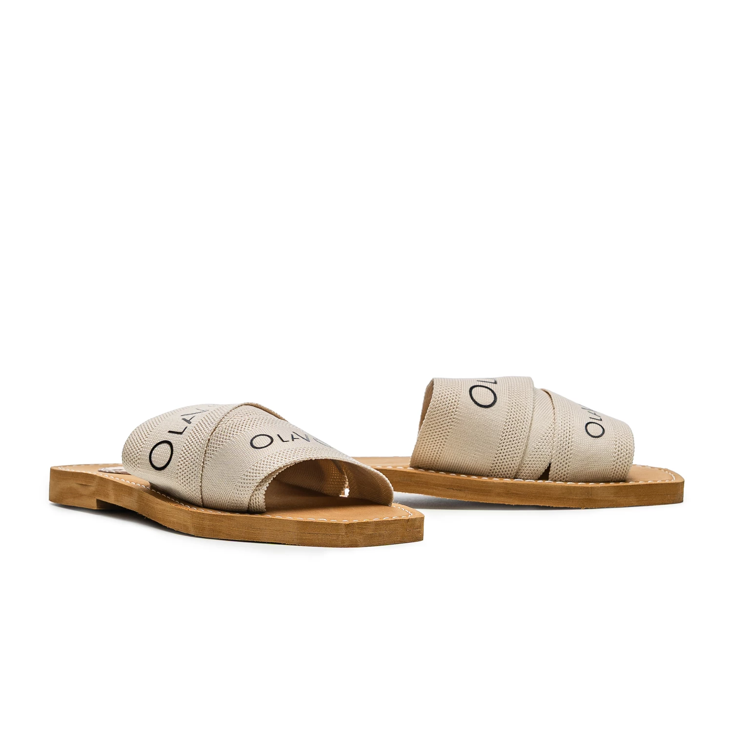 OLAVOGA EARTH women's flip-flops - Beige