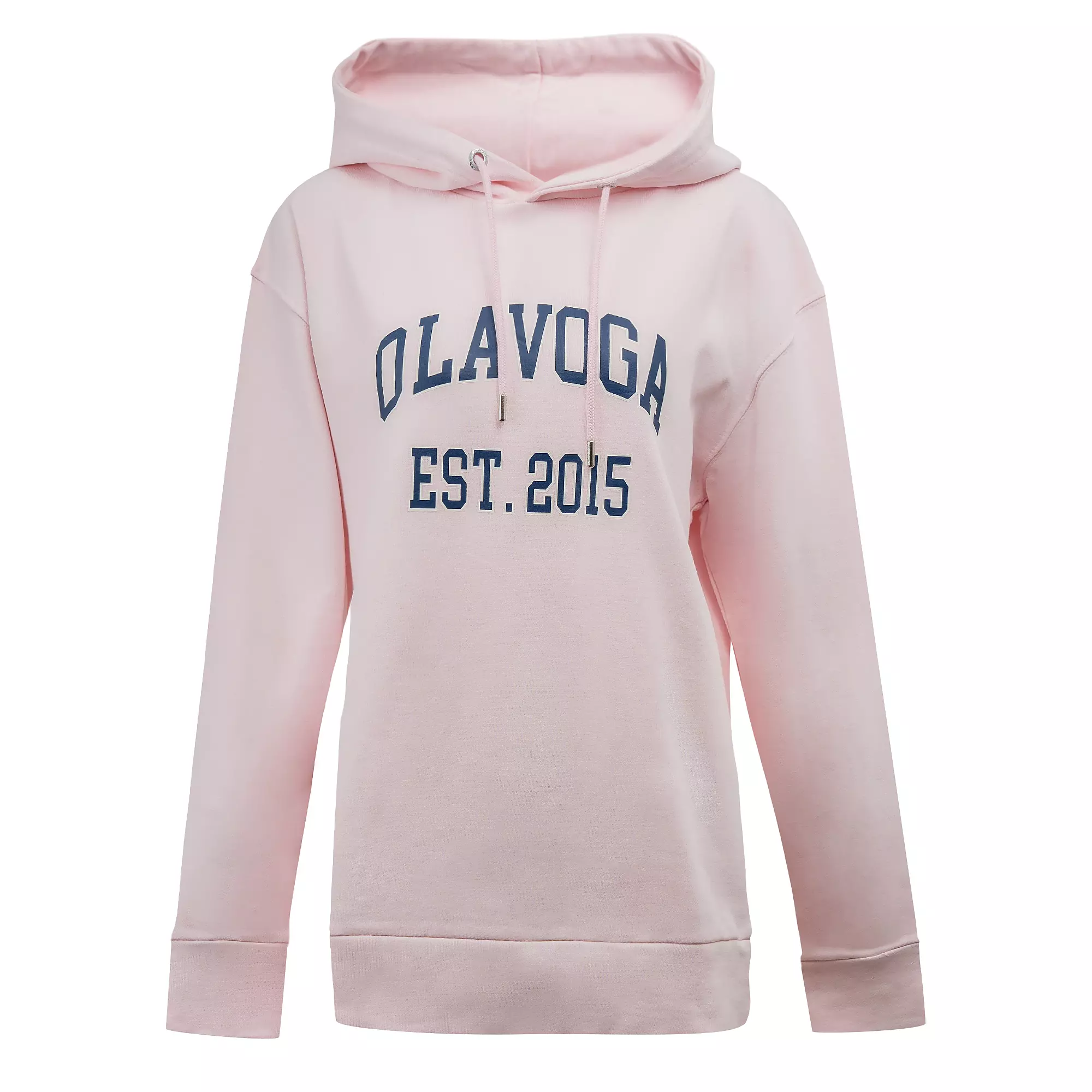 Bluza damska z kapturem OLAVOGA KIRION - Pudrowy róż