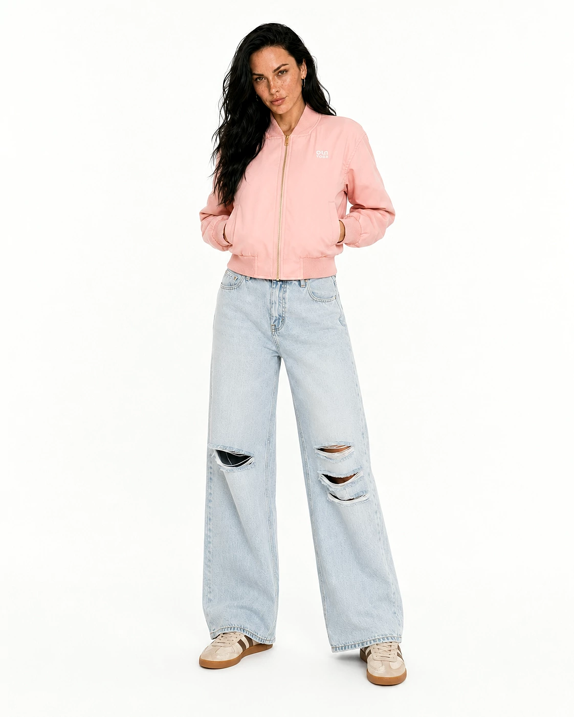 OLAVOGA MASTI bomber jacket - Neon coral