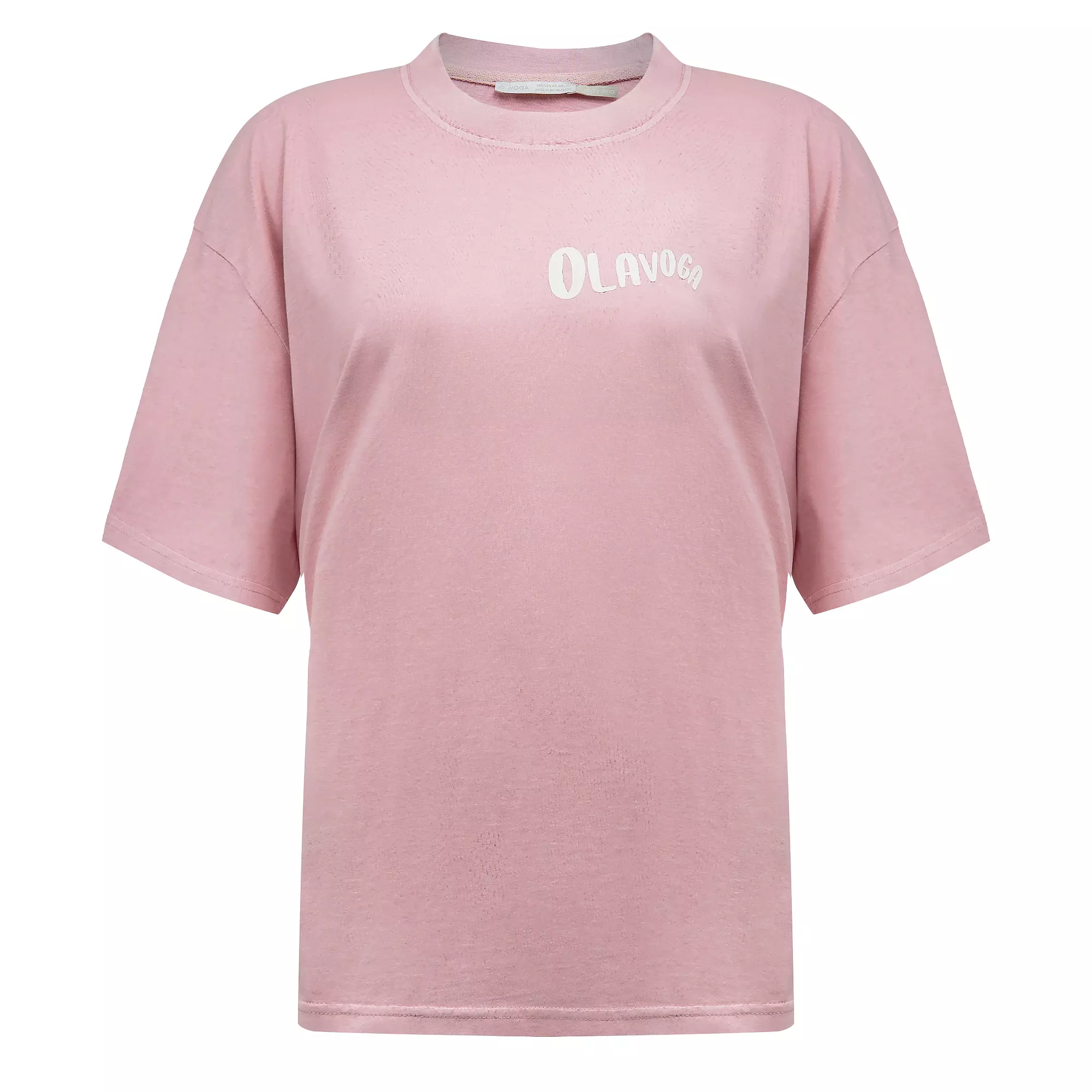OLAVOGA BABE dámske tričko oversize - ružové