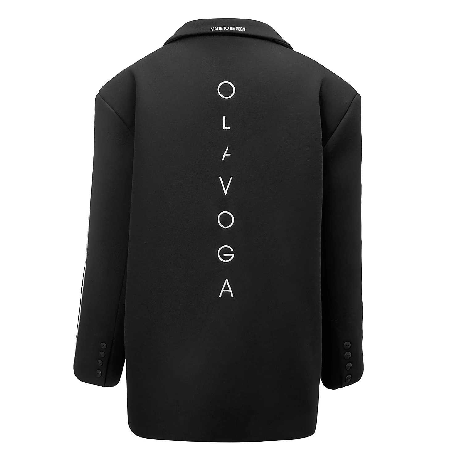 Women's classic blazer OLAVOGA REFINE - Black