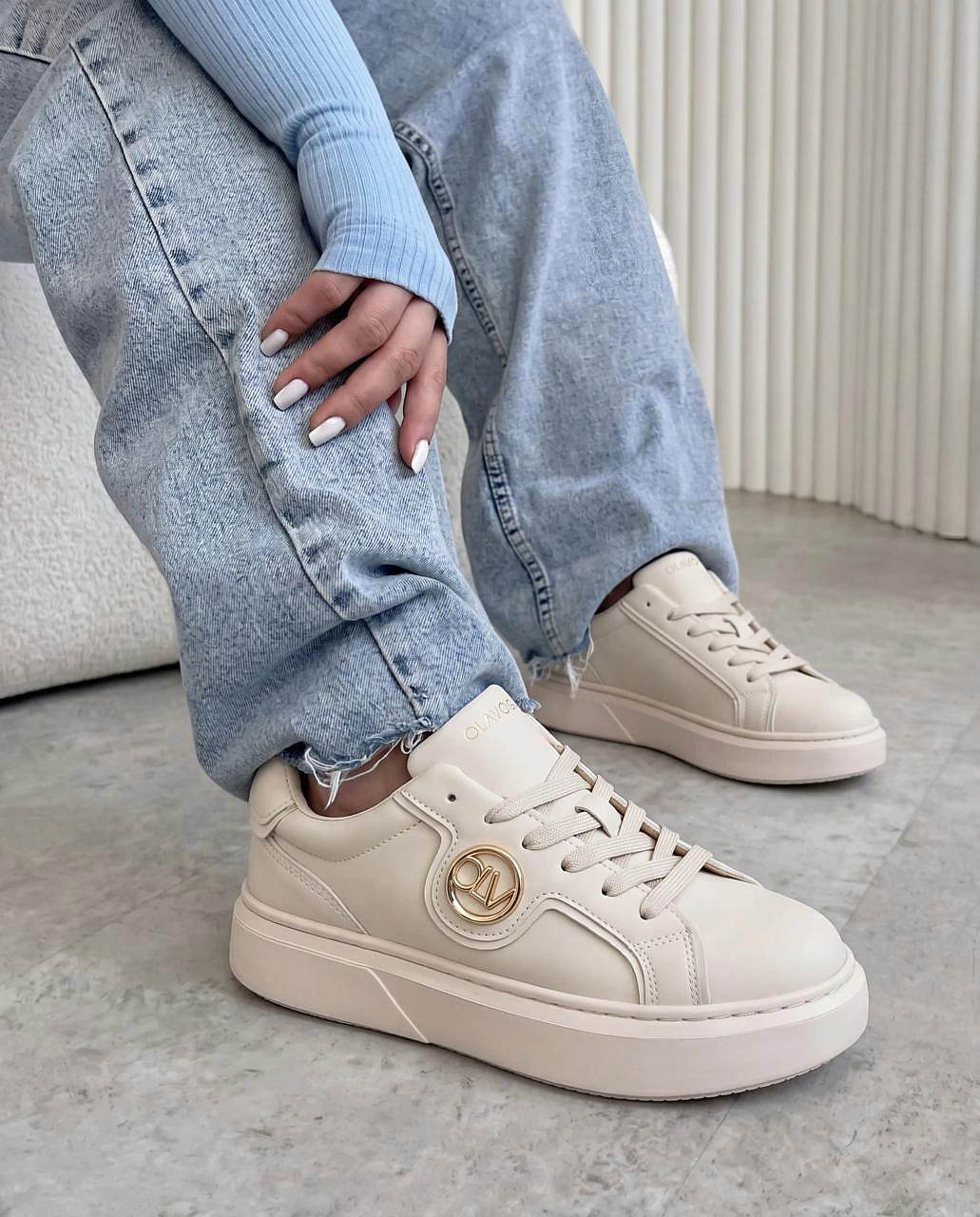 Buty damskie OLAVOGA HALO - Beżowy