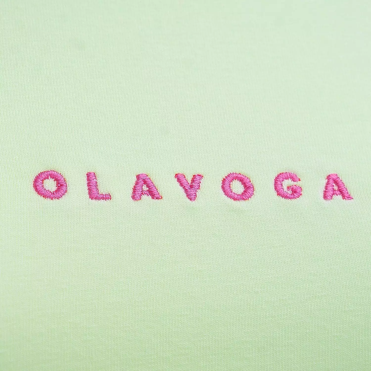 Women's classic T-shirt OLAVOGA LIVA - Lime green