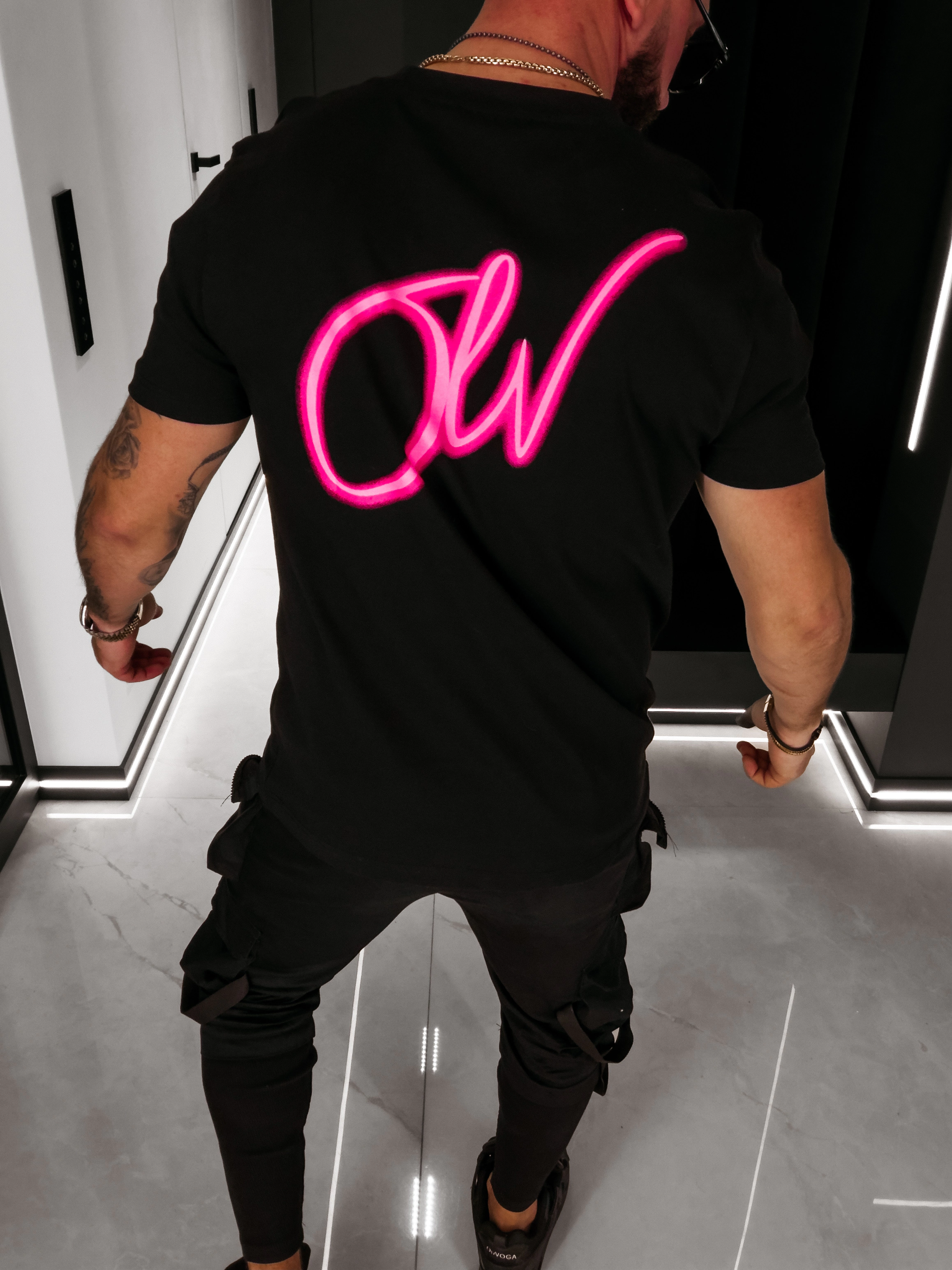 OLAVOGA VELMAR unisex oversize T-shirt - Black