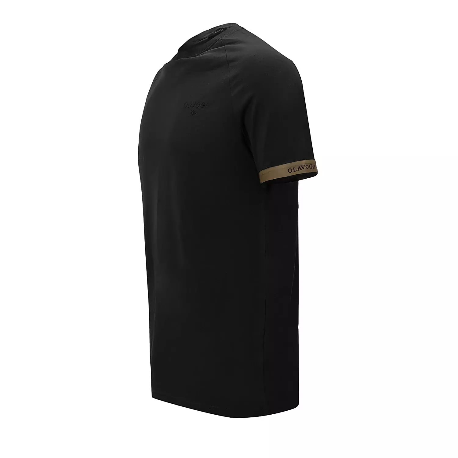 T-shirt męski klasyczny OLAVOGA Men RAYSIER - Czarny