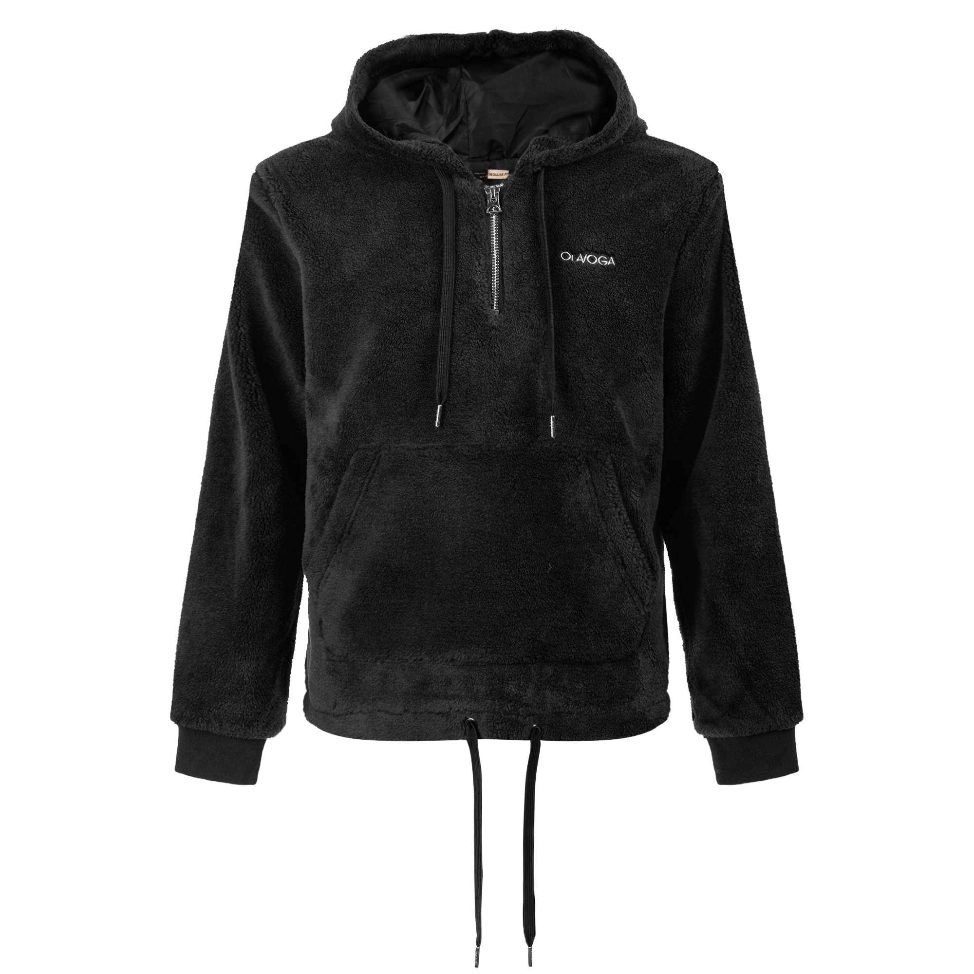 Bluza męska z kapturem OLAVOGA Men GEMVION - Czarny