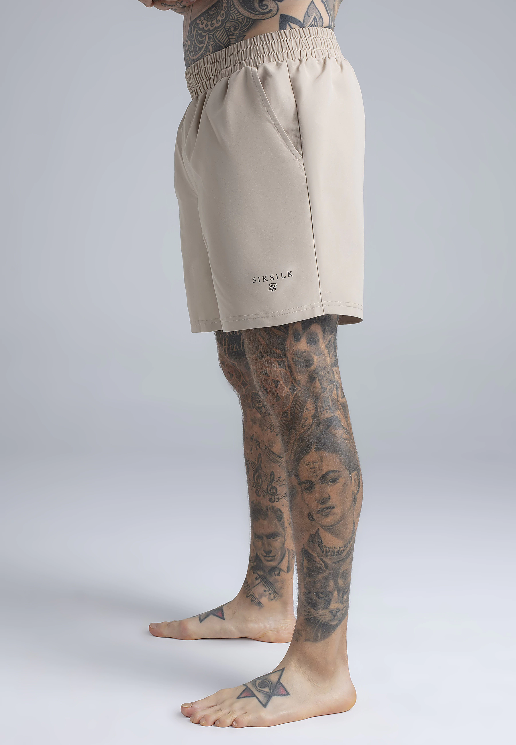 2pak SIKSILK swim shorts 28377 - Black + Beige