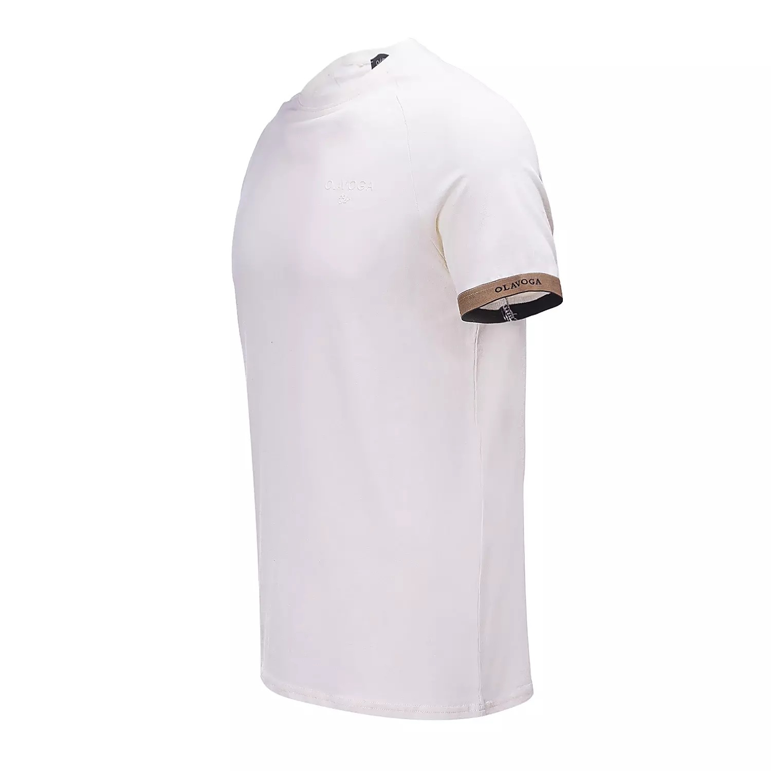 OLAVOGA Herren RAYSIER klassisches T-shirt - Ecru