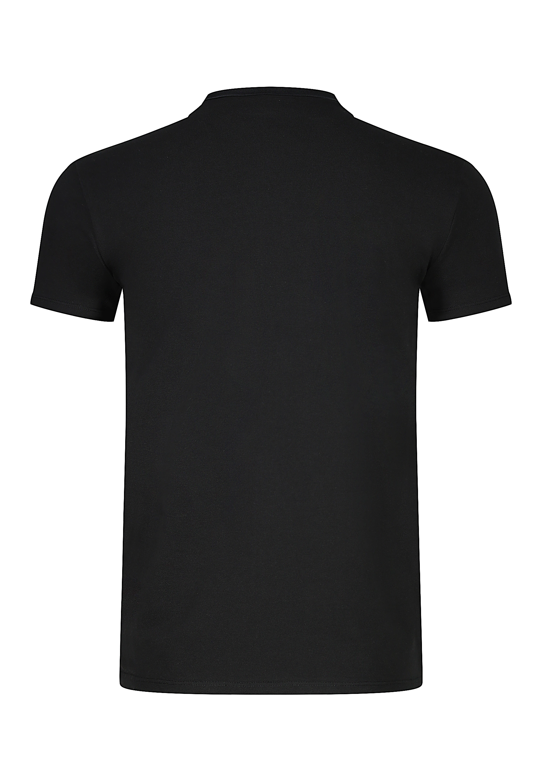 Herren SIKSILK ZIP POLO T-shirt 29271 - Schwarz
