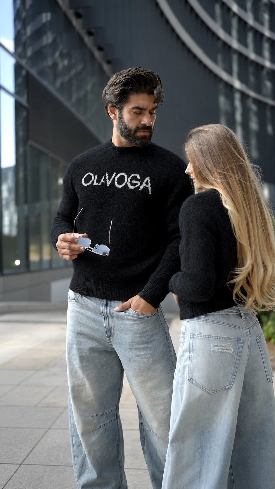 Men's jumper OLAVOGA Men VILA MEN - Black