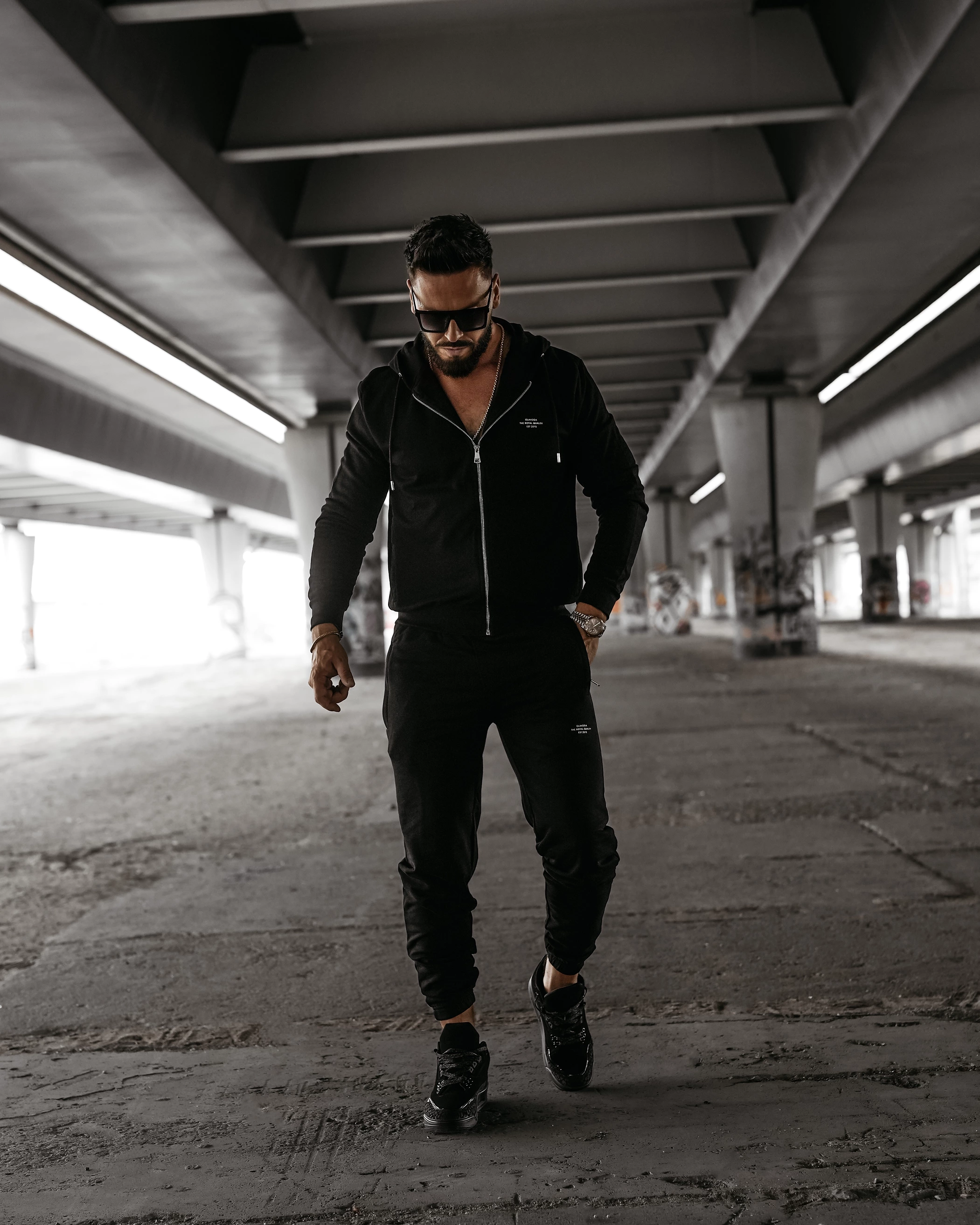 Pánské kalhoty OLAVOGA Men LEOTO PANTS – černé