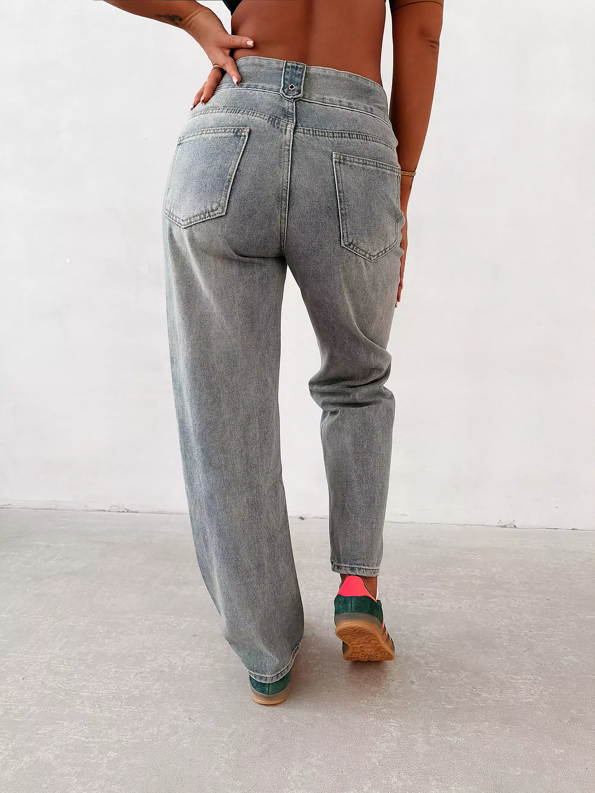 OLAVOGA EREDU women's denim trousers - Blue