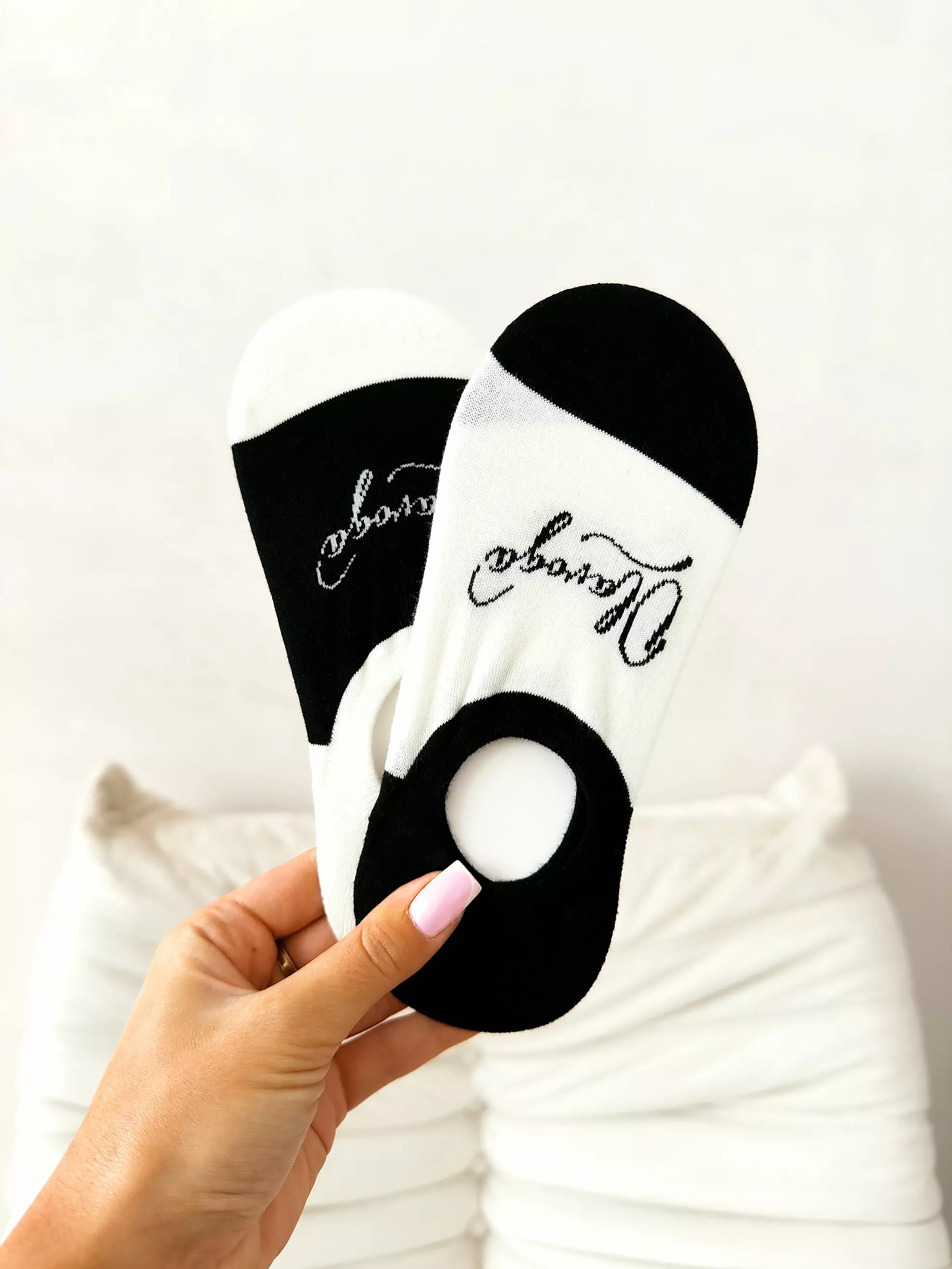 OLAVOGA SORIA Damen Socken - Écru
