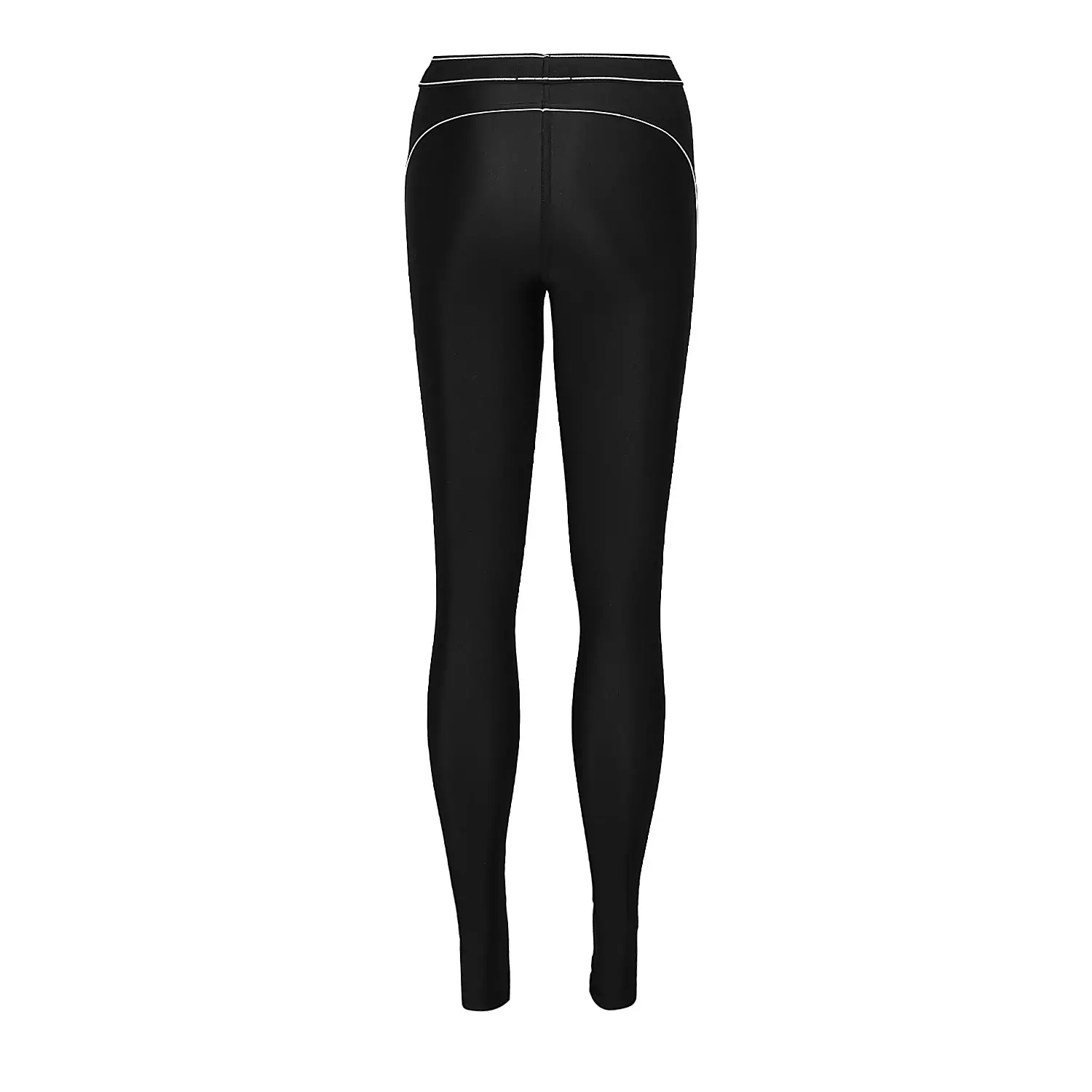 Legginsy damskie przylegające OLAVOGA GLITZ - Czarny