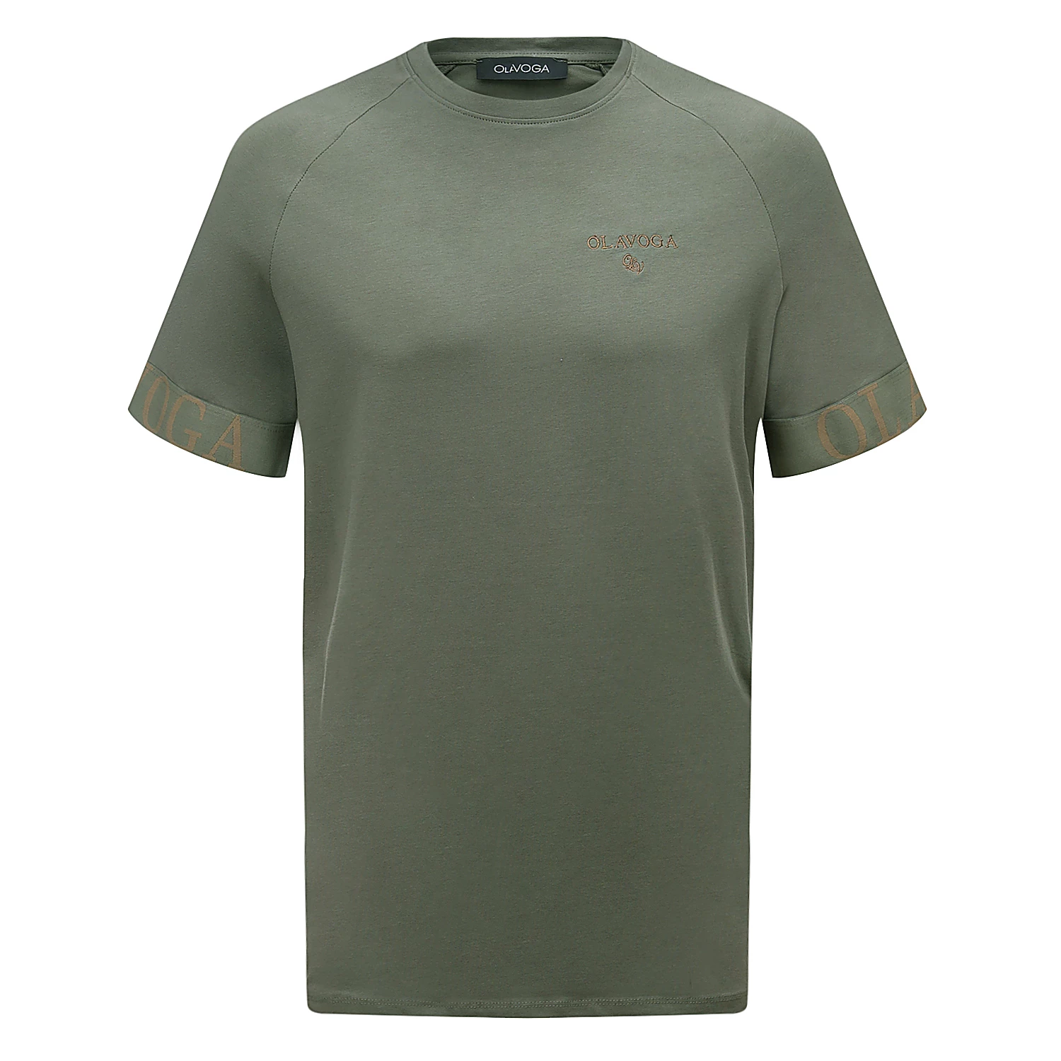 Pánské streetwearové tričko OLAVOGA Men SKYJUE - Khaki