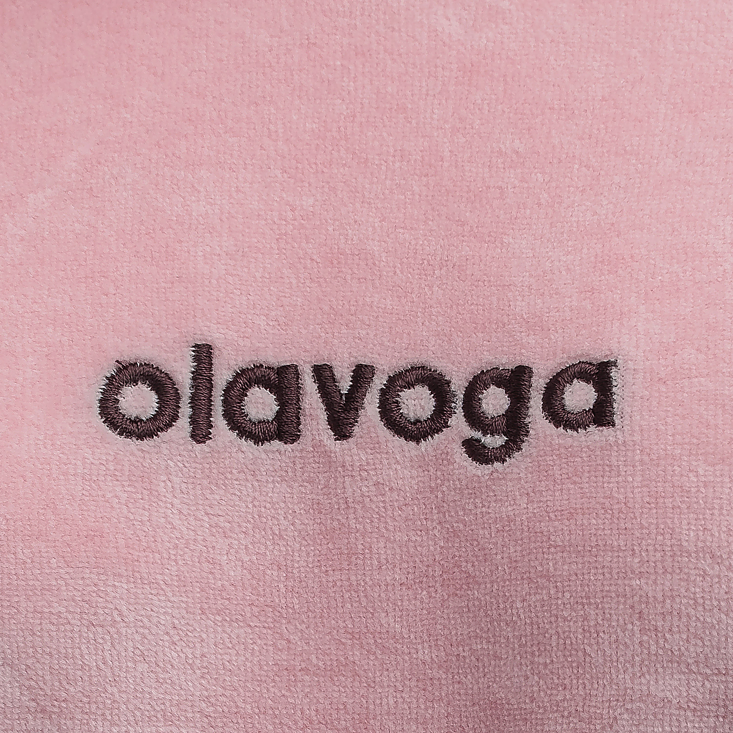 Damenset aus Velours OLAVOGA SMOOVE - Puderrosa