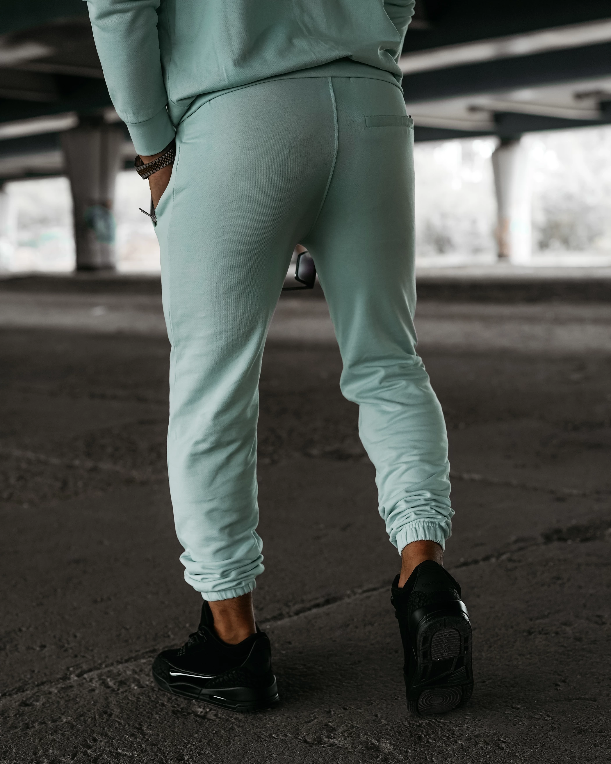 Pánské kalhoty OLAVOGA Men LEOTO PANTS – mátová