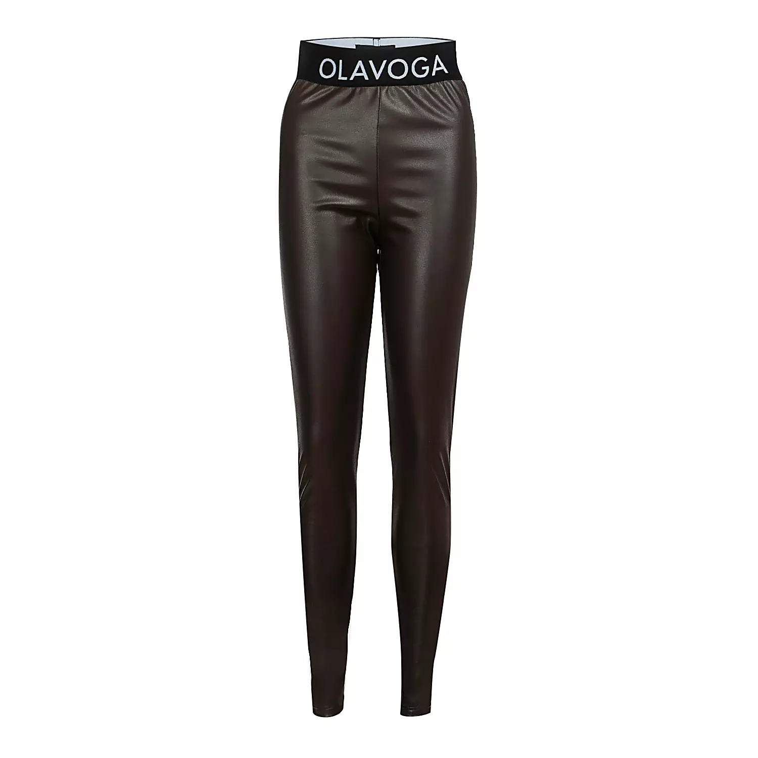 Damen-Lederleggings OLAVOGA PELLIT - Braun